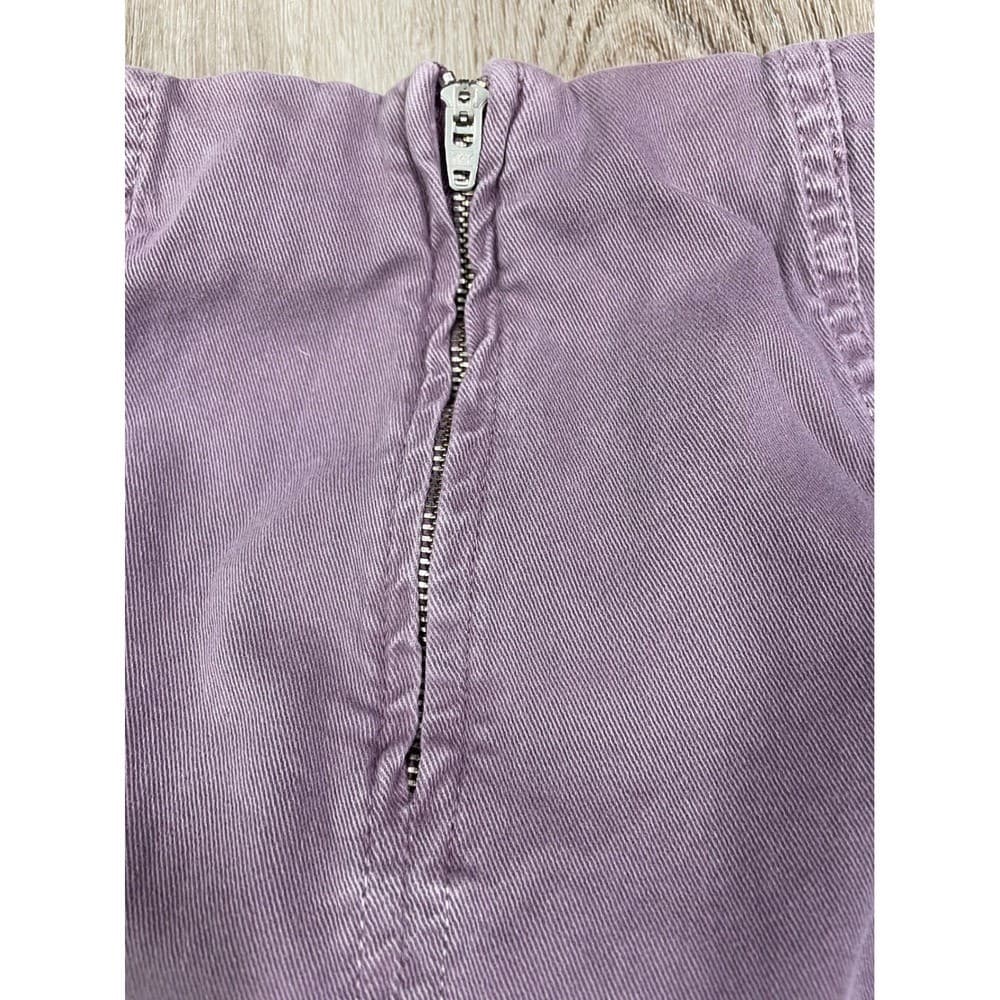 Free People Corduroy Mini Skirt Dusty Mauve Purple Back Zip Women's Size 0 - Thumbnail 14