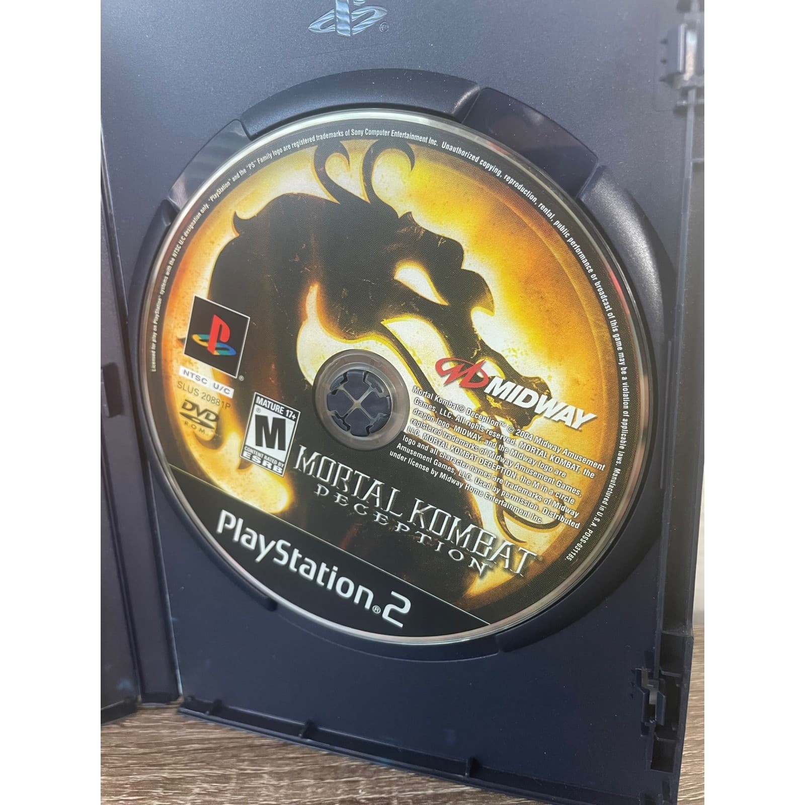 Mortal Kombat Deception PS2 Sony PlayStation 2 Complete Case Manual M Rated 2004 - Thumbnail 7