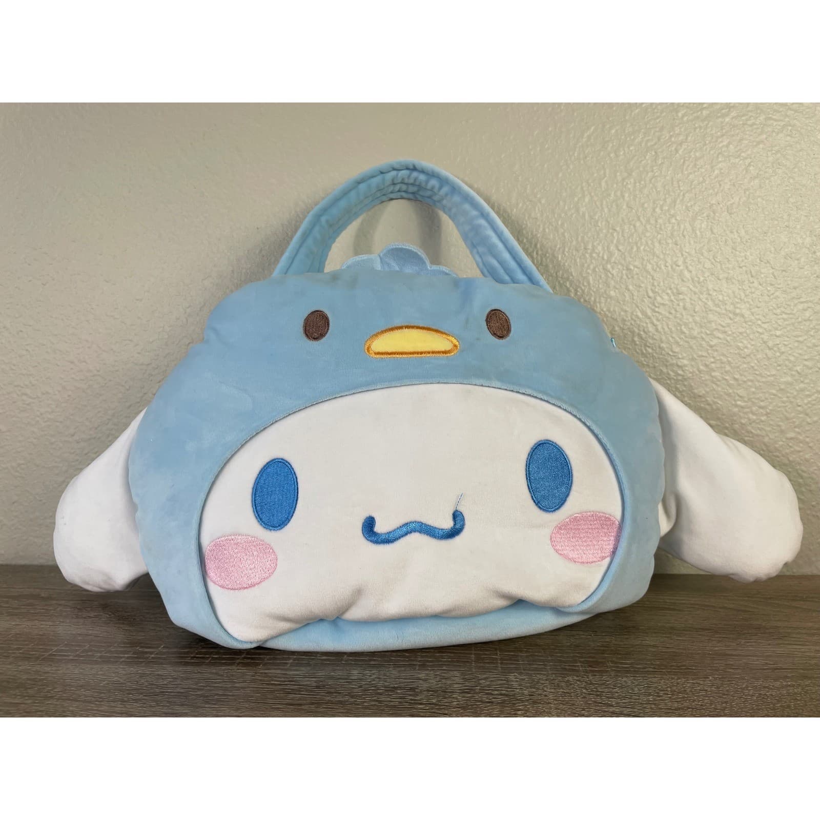 Sanrio Cinnamoroll Easter Basket Plush Bag Blue Hello Kitty Friends Bunny Tote - Thumbnail 6