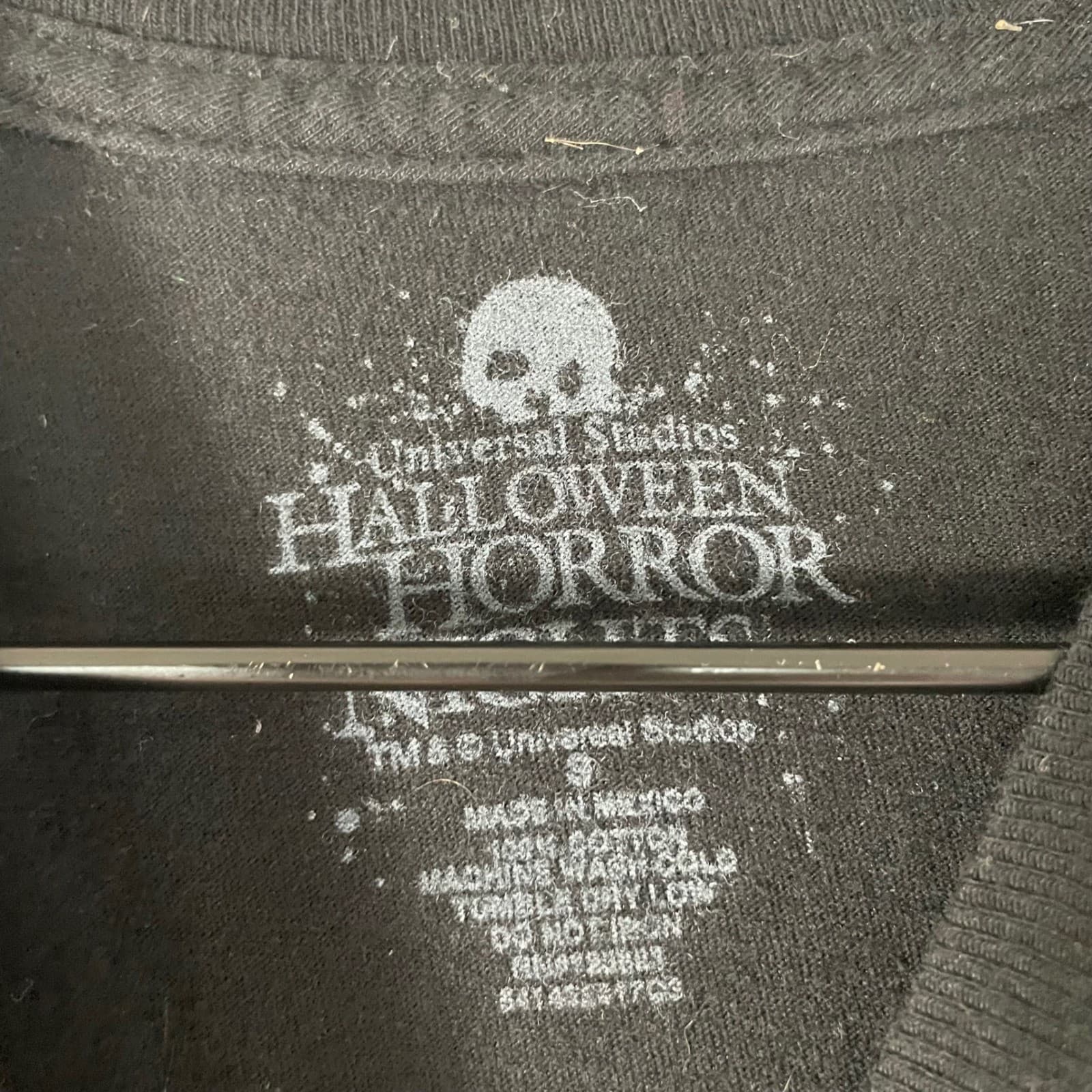 Universal Halloween Horror Nights HHN 27 Scream Member Staff Skull Shirt Size S - Thumbnail 6