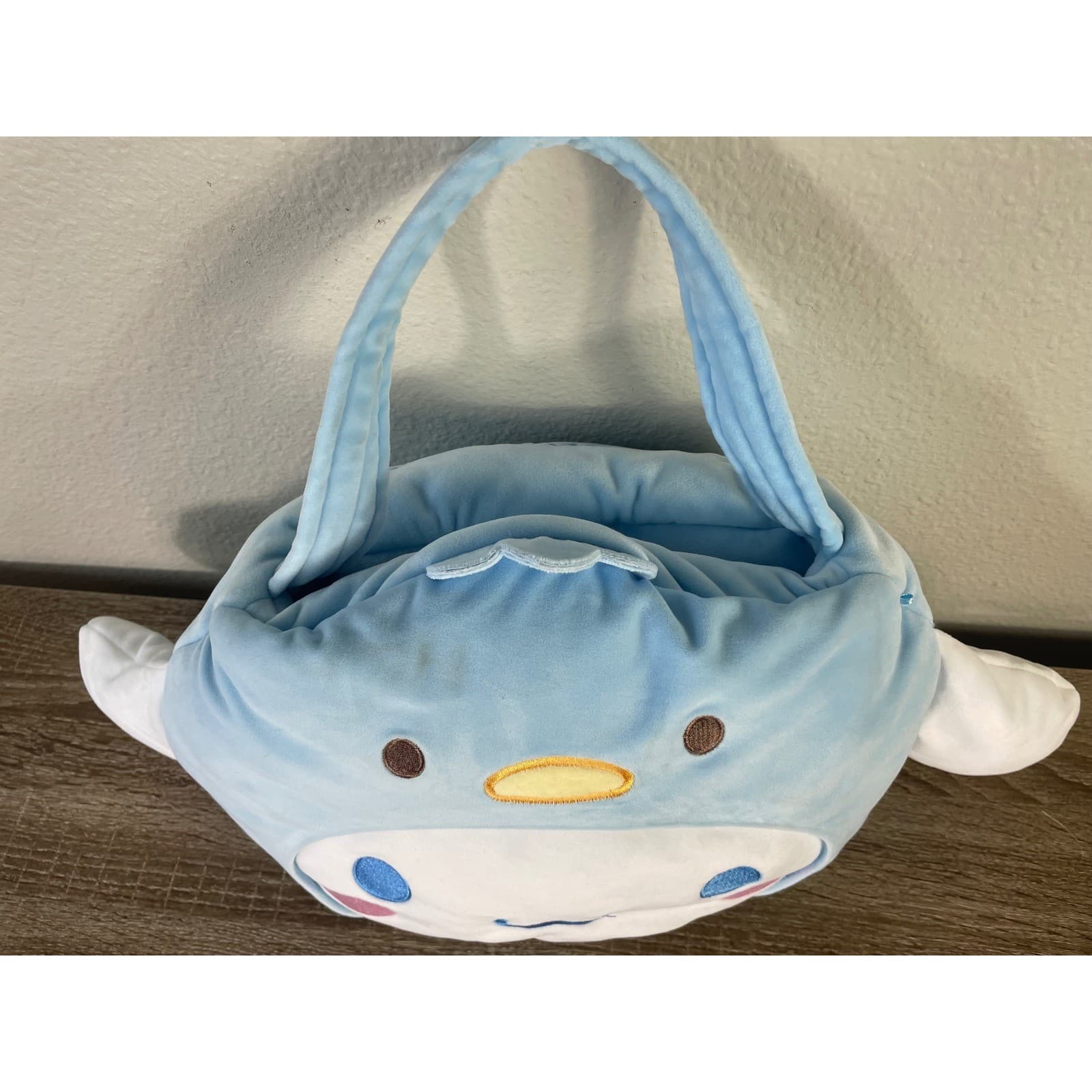 Sanrio Cinnamoroll Easter Basket Plush Bag Blue Hello Kitty Friends Bunny Tote - Thumbnail 8