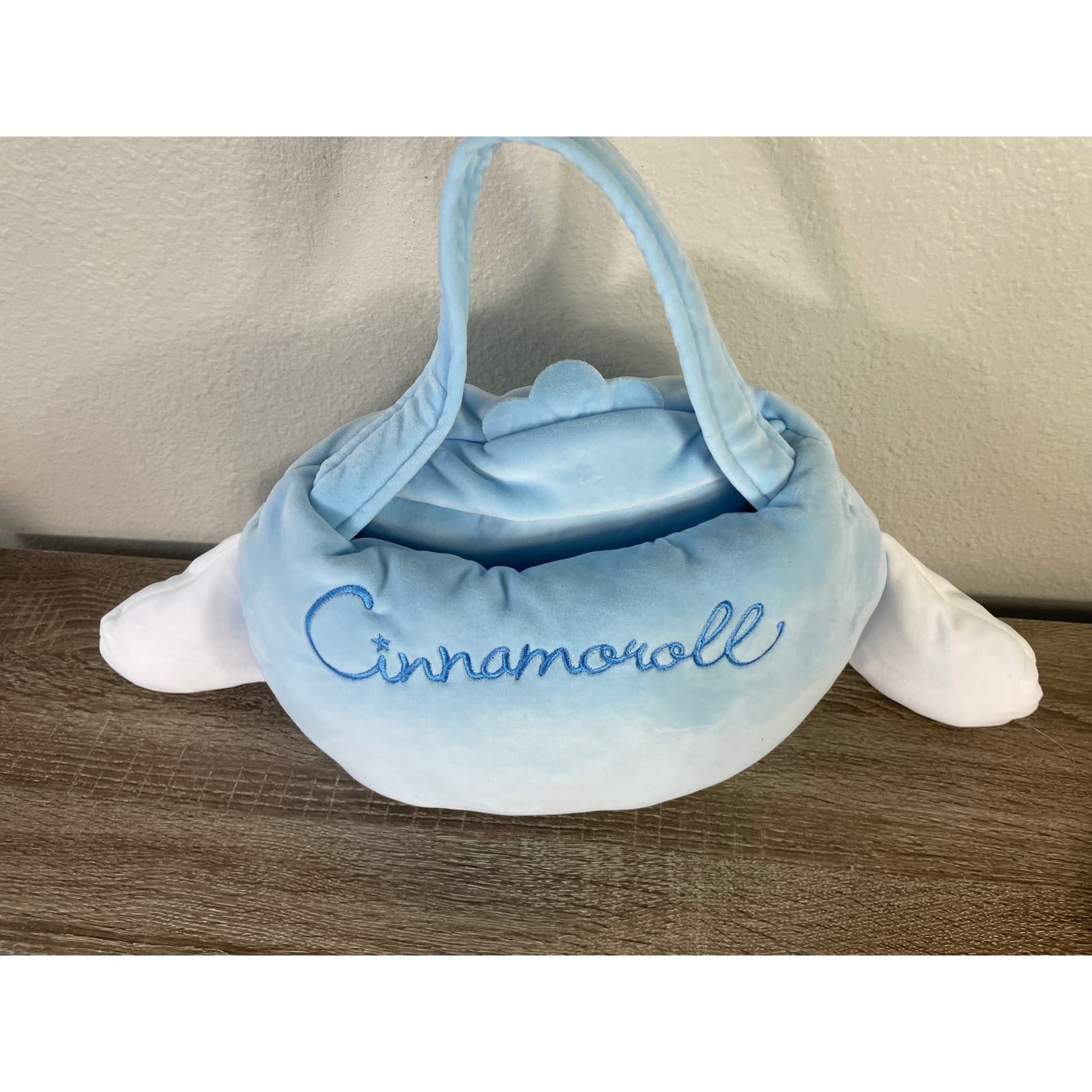 Sanrio Cinnamoroll Easter Basket Plush Bag Blue Hello Kitty Friends Bunny Tote - Thumbnail 10