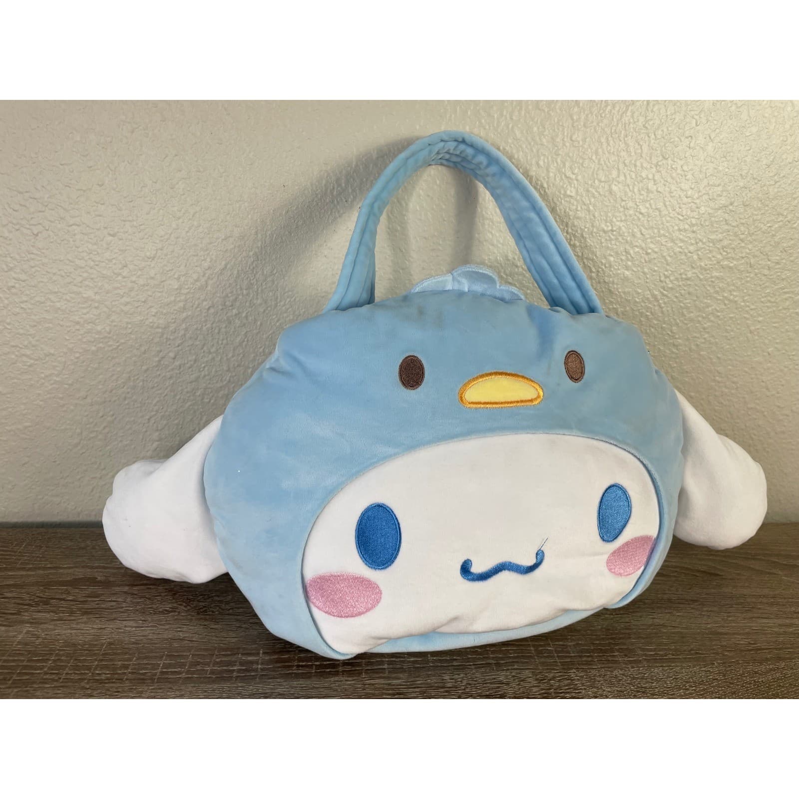 Sanrio Cinnamoroll Easter Basket Plush Bag Blue Hello Kitty Friends Bunny Tote - Thumbnail 7