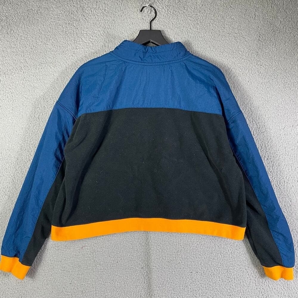 Nike Women's Quarter Zip Fleece Colorblock Pullover Jacket XL Extra Large Cozy - Thumbnail 2
