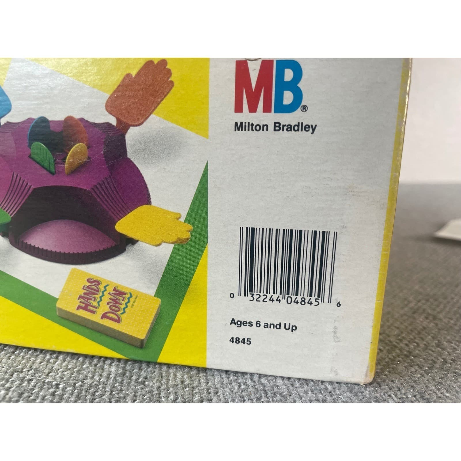 Vintage 1987 Milton Bradley Hands Down Game Complete Family Card Reaction Toy - Thumbnail 8