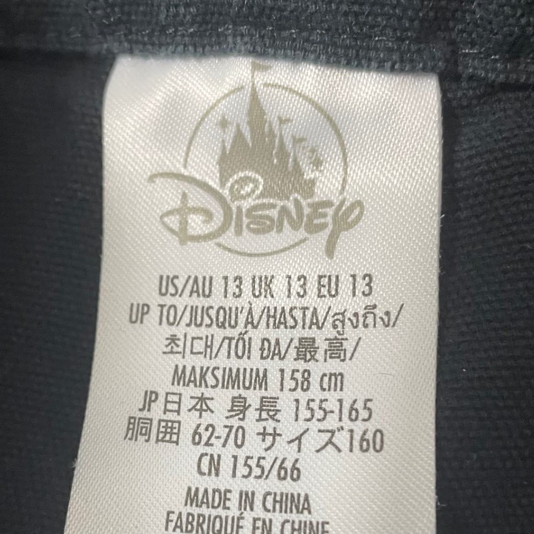 Disney Parks Mickey Mouse Pants Kids Size 13 Black Graphic Print Casual Youth - Thumbnail 2