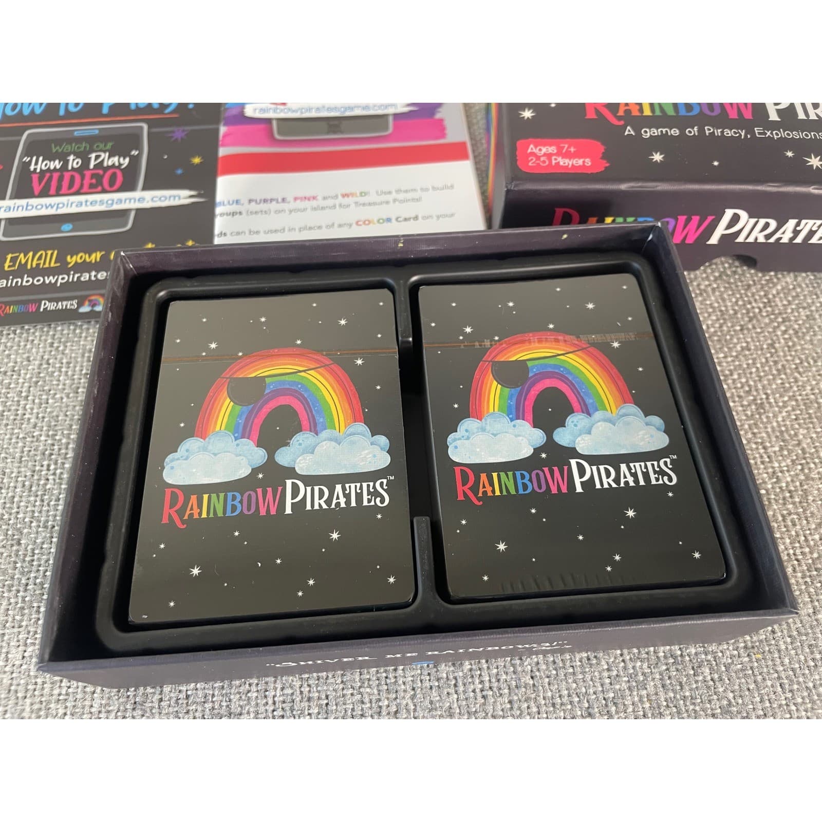 Rainbow Pirates Card Game for Adults Teens & Kids 2-5 Players - Thumbnail 6