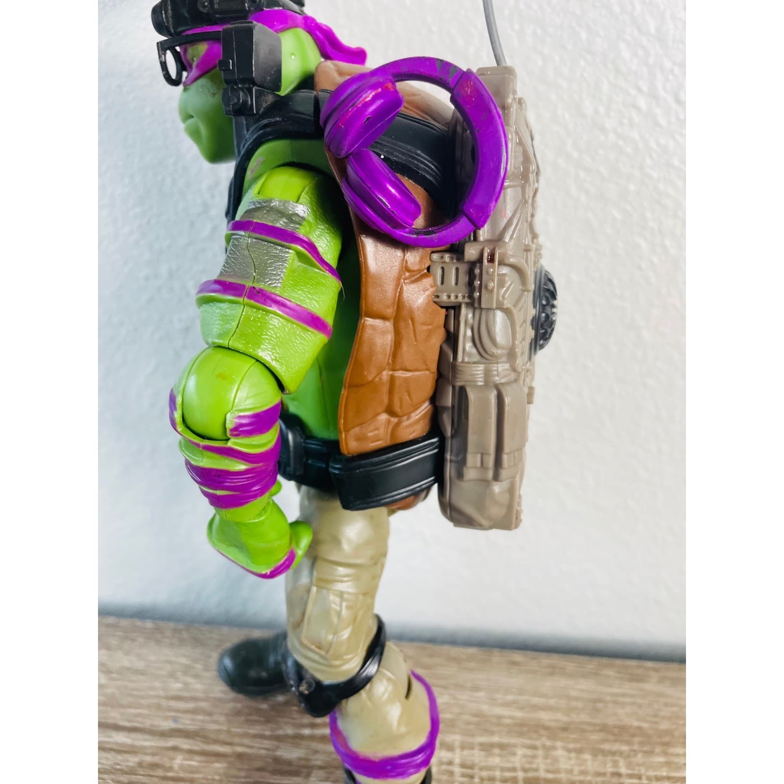 TMNT Out of Shadows Donatello Figure Playmates 2016 Ninja Turtles Movie Toy - Thumbnail 7