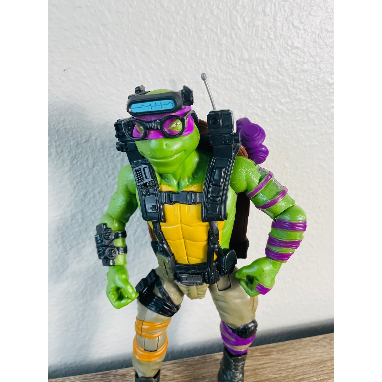 TMNT Out of Shadows Donatello Figure Playmates 2016 Ninja Turtles Movie Toy - Thumbnail 4