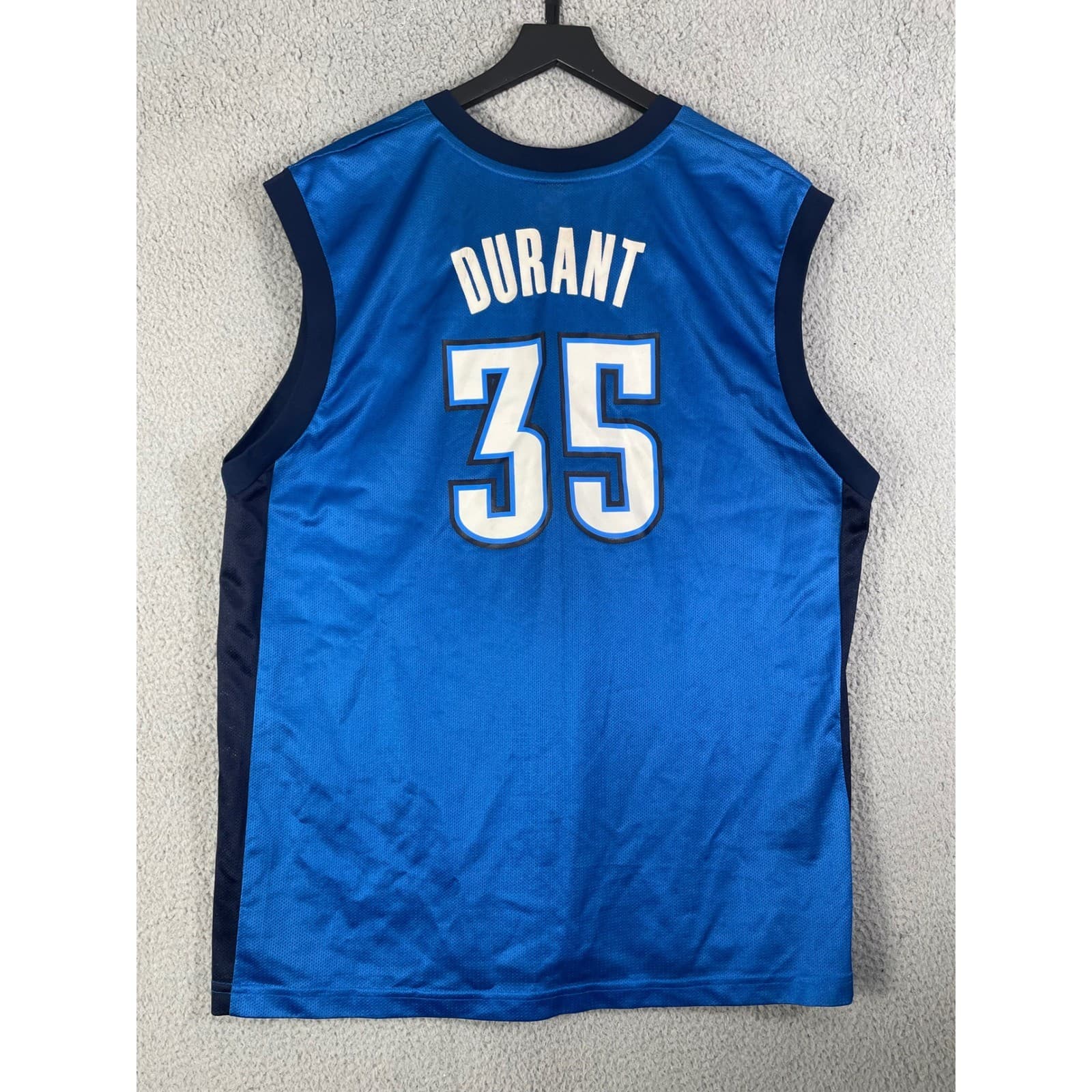 Oklahoma City Thunder #35 Durant NBA Basketball Jersey Adult XL Blue - Thumbnail 9