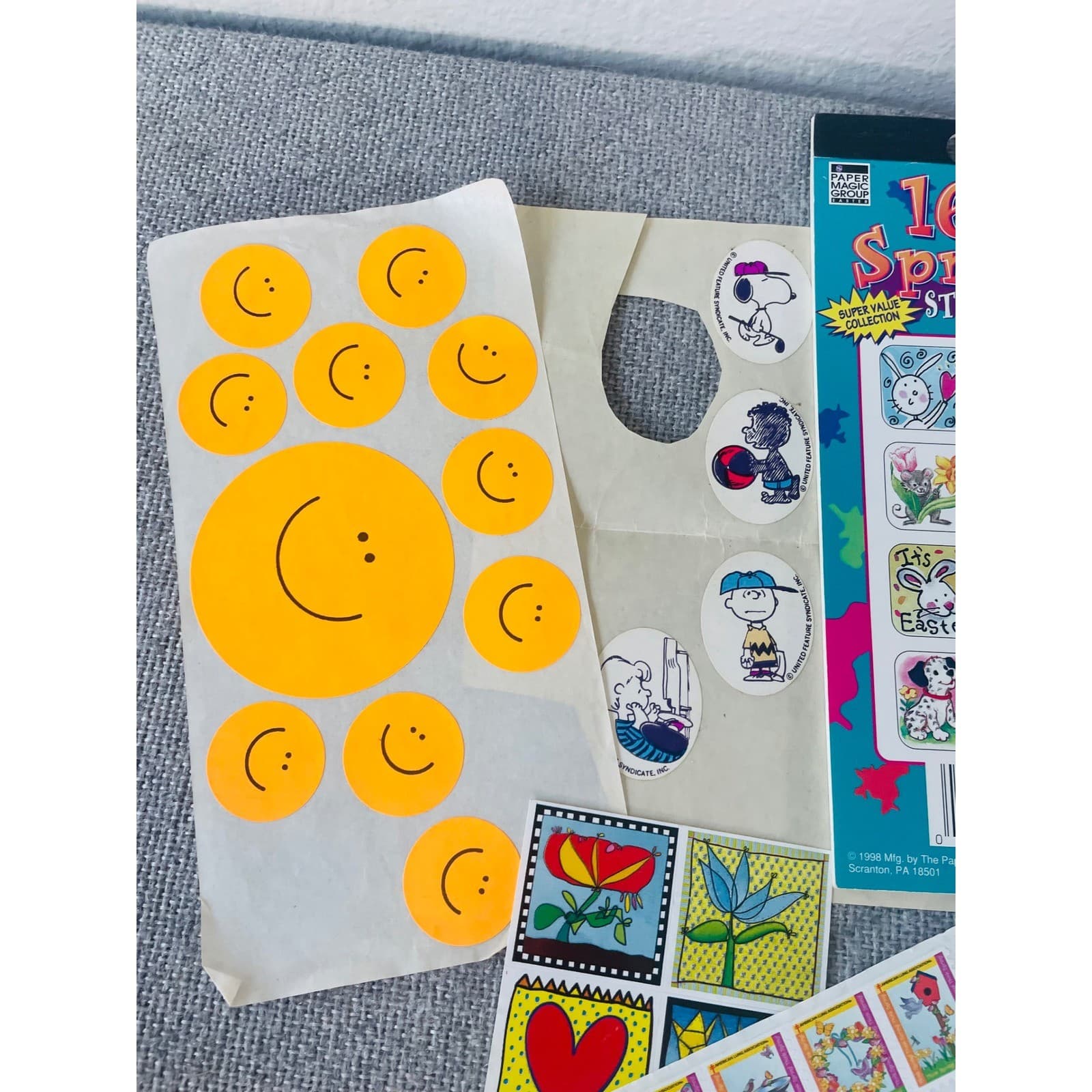 Vintage 90s Disney Sticker Lot Winnie Pooh Lisa Frank Teacher Reward Scrapbook - Thumbnail 7