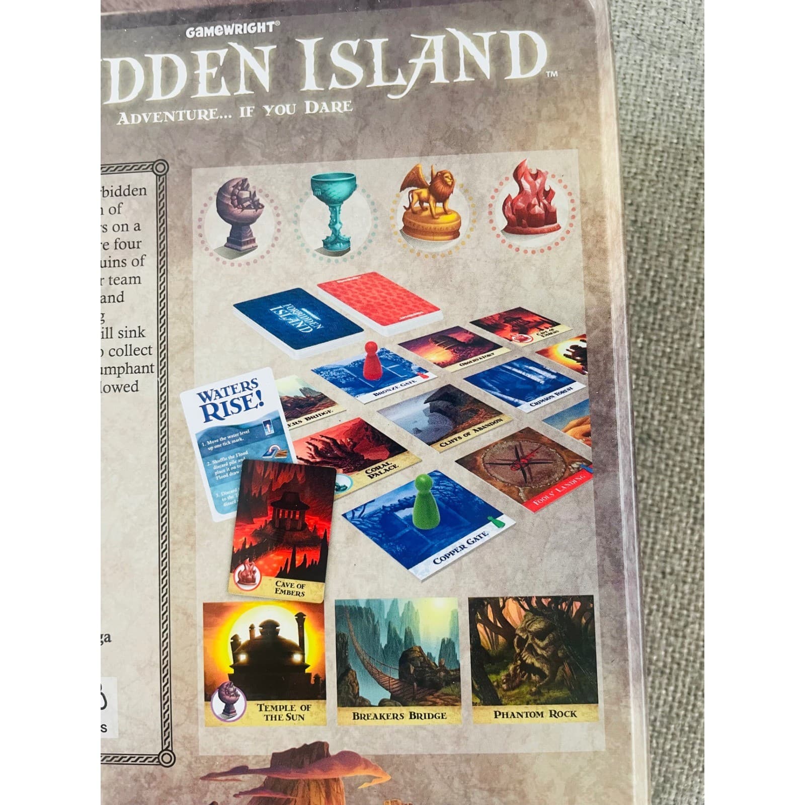 Forbidden Island Board Game Gamewright 2010 Cooperative Family Strategy Complete - Thumbnail 7