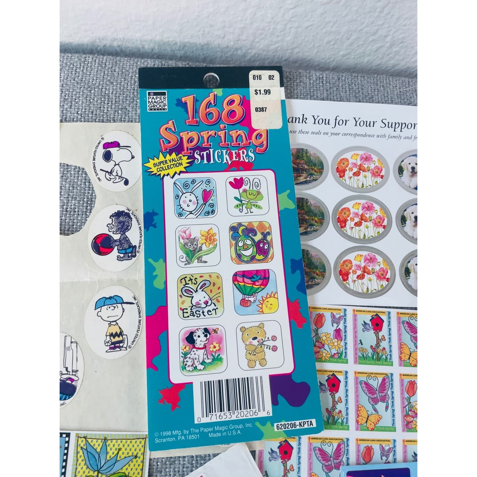 Vintage 90s Disney Sticker Lot Winnie Pooh Lisa Frank Teacher Reward Scrapbook - Thumbnail 8