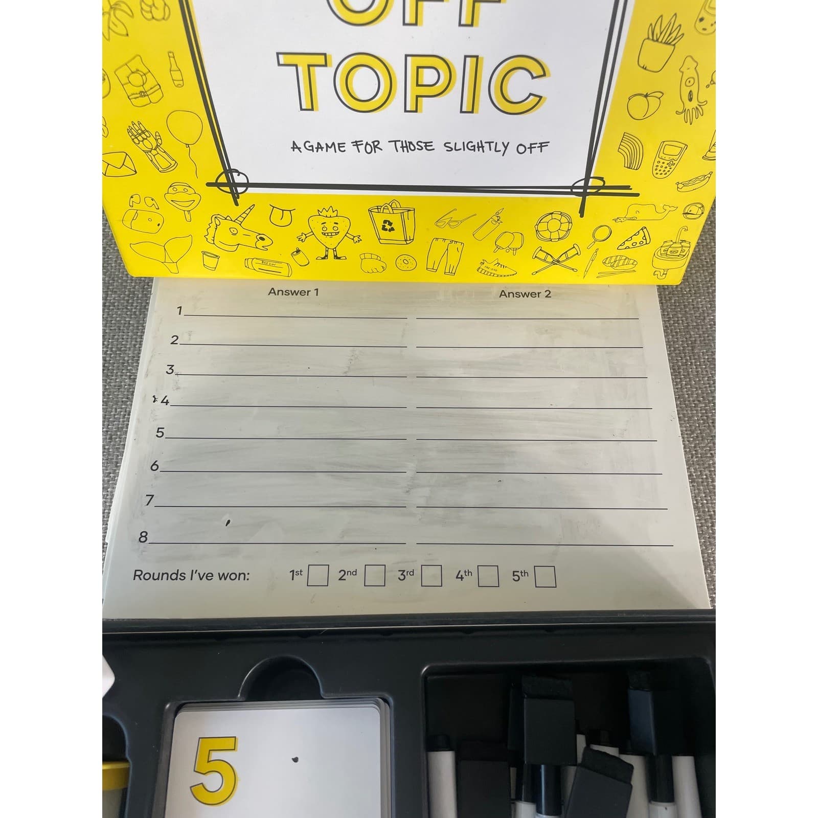 Off Topic Adult Party Game Off Topic Games Fun Group Board Game Ages 17+ - Thumbnail 8