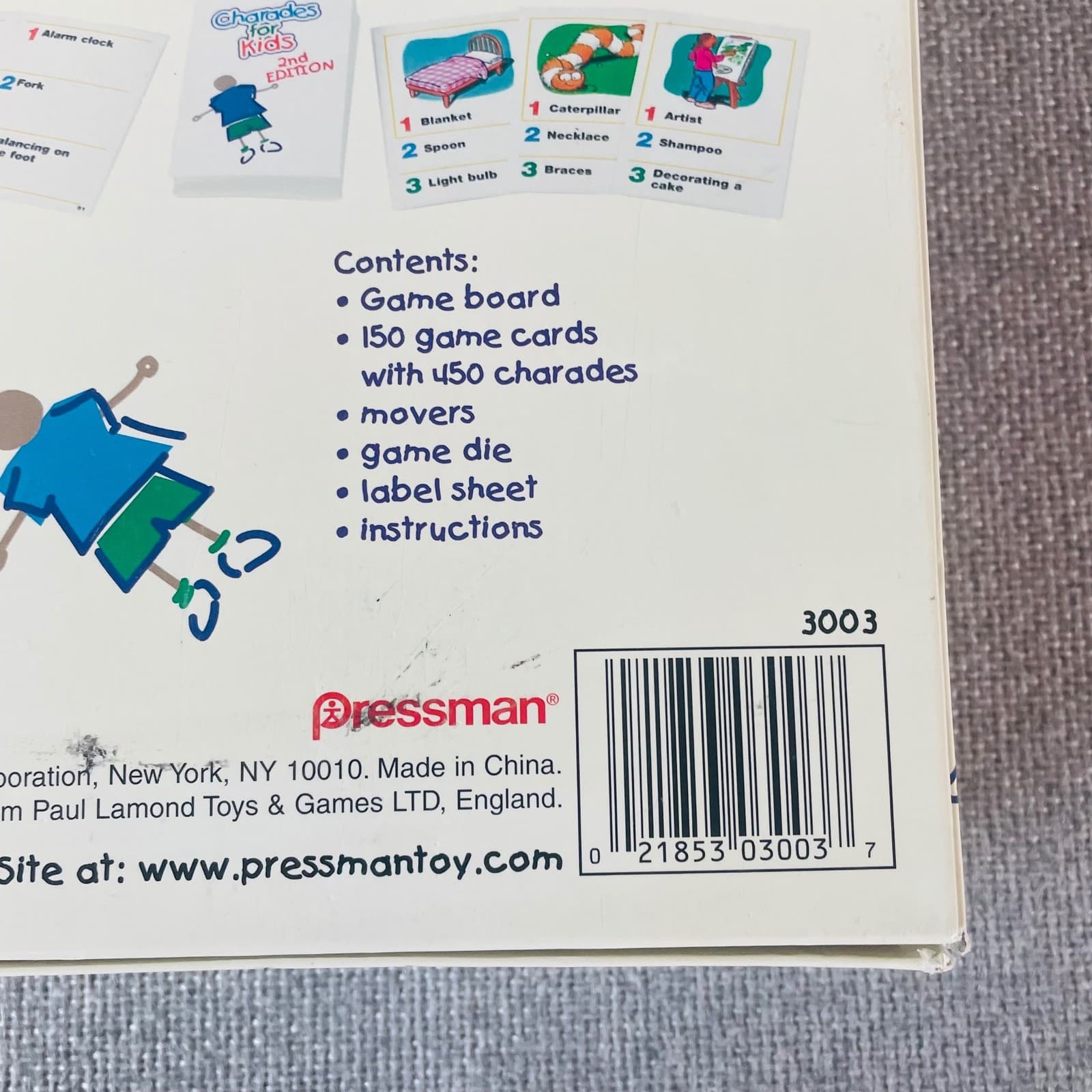 Charades For Kids 2nd Edition Pressman Board Game Family Complete Vintage - Thumbnail 6