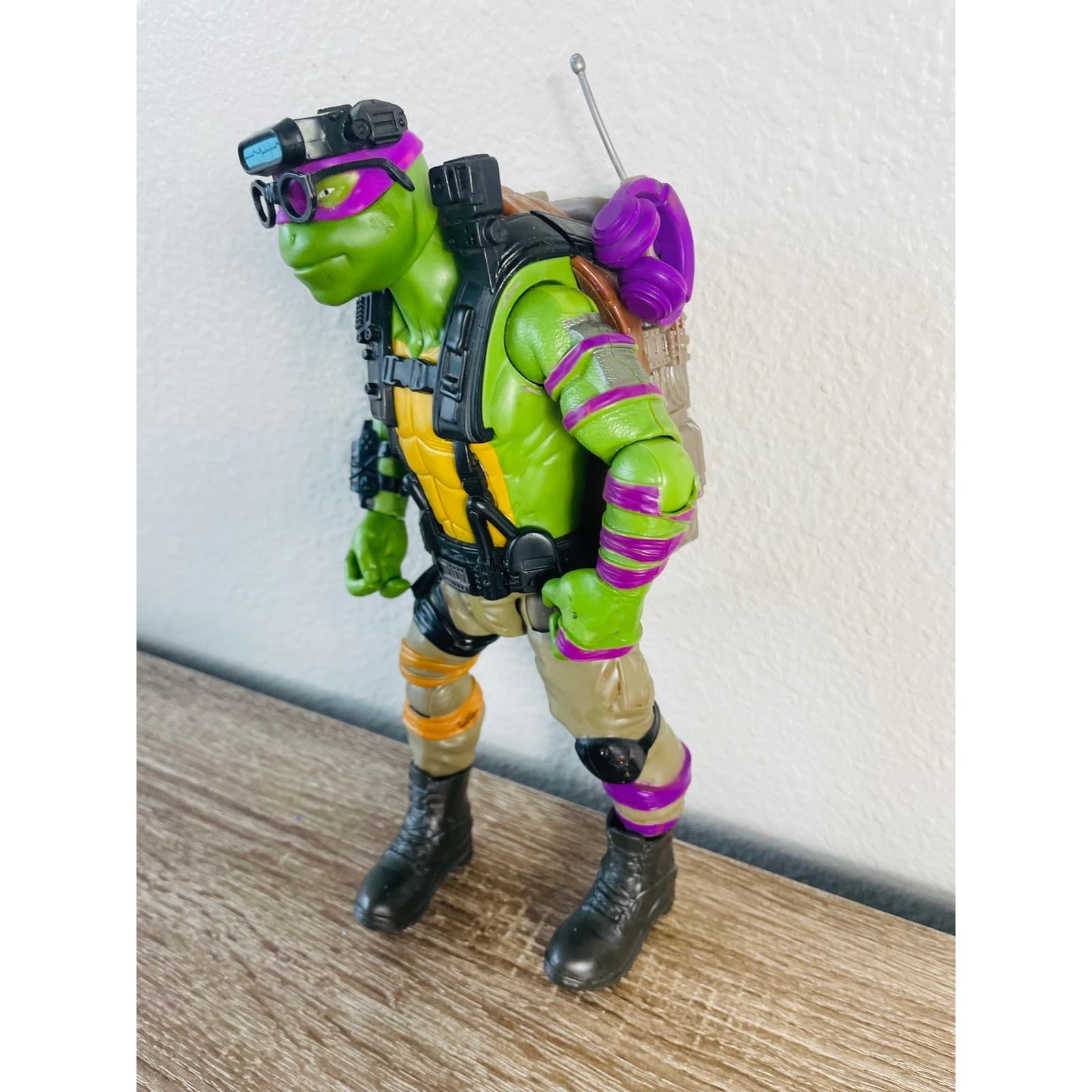TMNT Out of Shadows Donatello Figure Playmates 2016 Ninja Turtles Movie Toy - Thumbnail 6