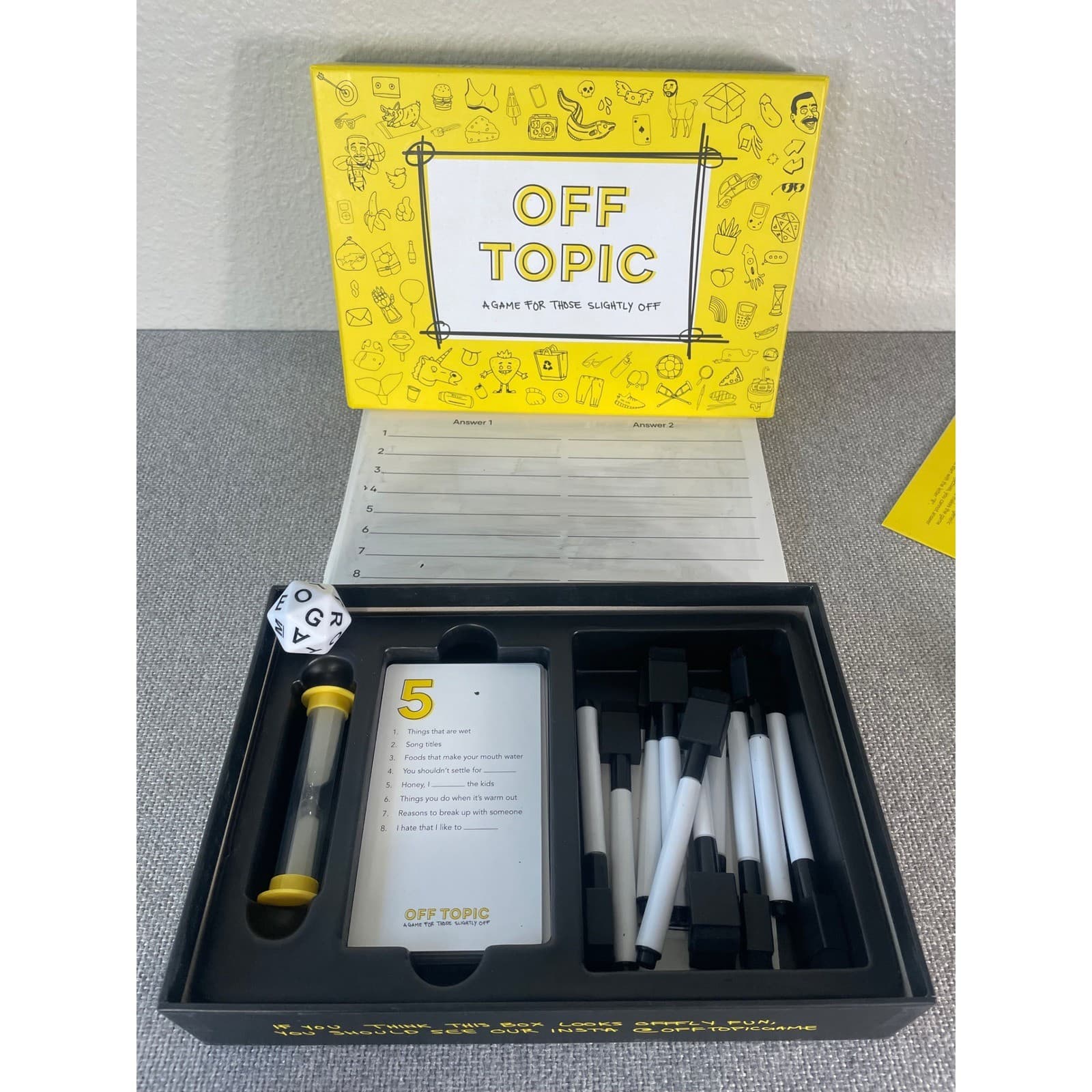 Off Topic Adult Party Game Off Topic Games Fun Group Board Game Ages 17+ - Thumbnail 6
