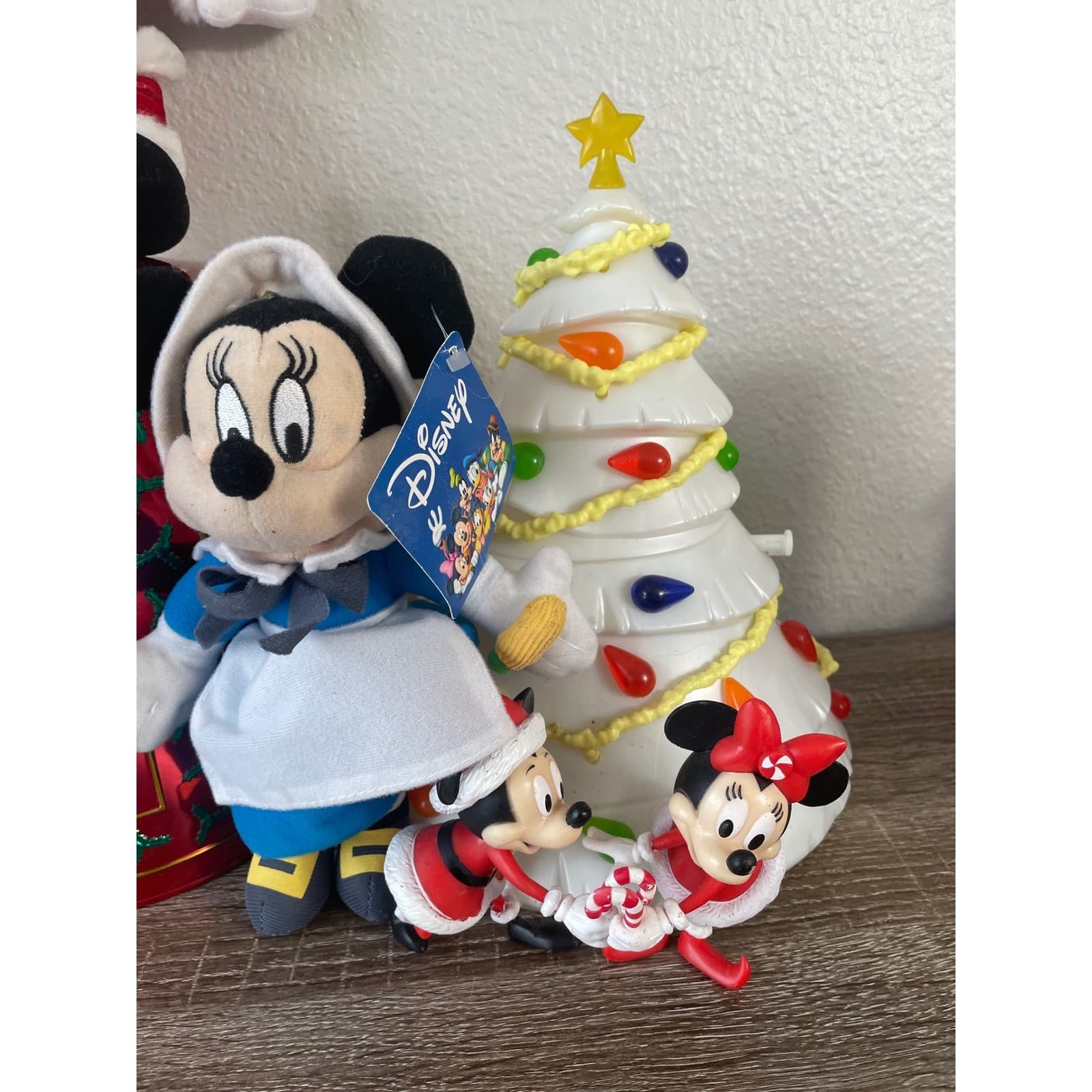 Disney Parks Christmas Popcorn Bucket Light Up Mickey Minnie Plush Set Holiday - Thumbnail 6