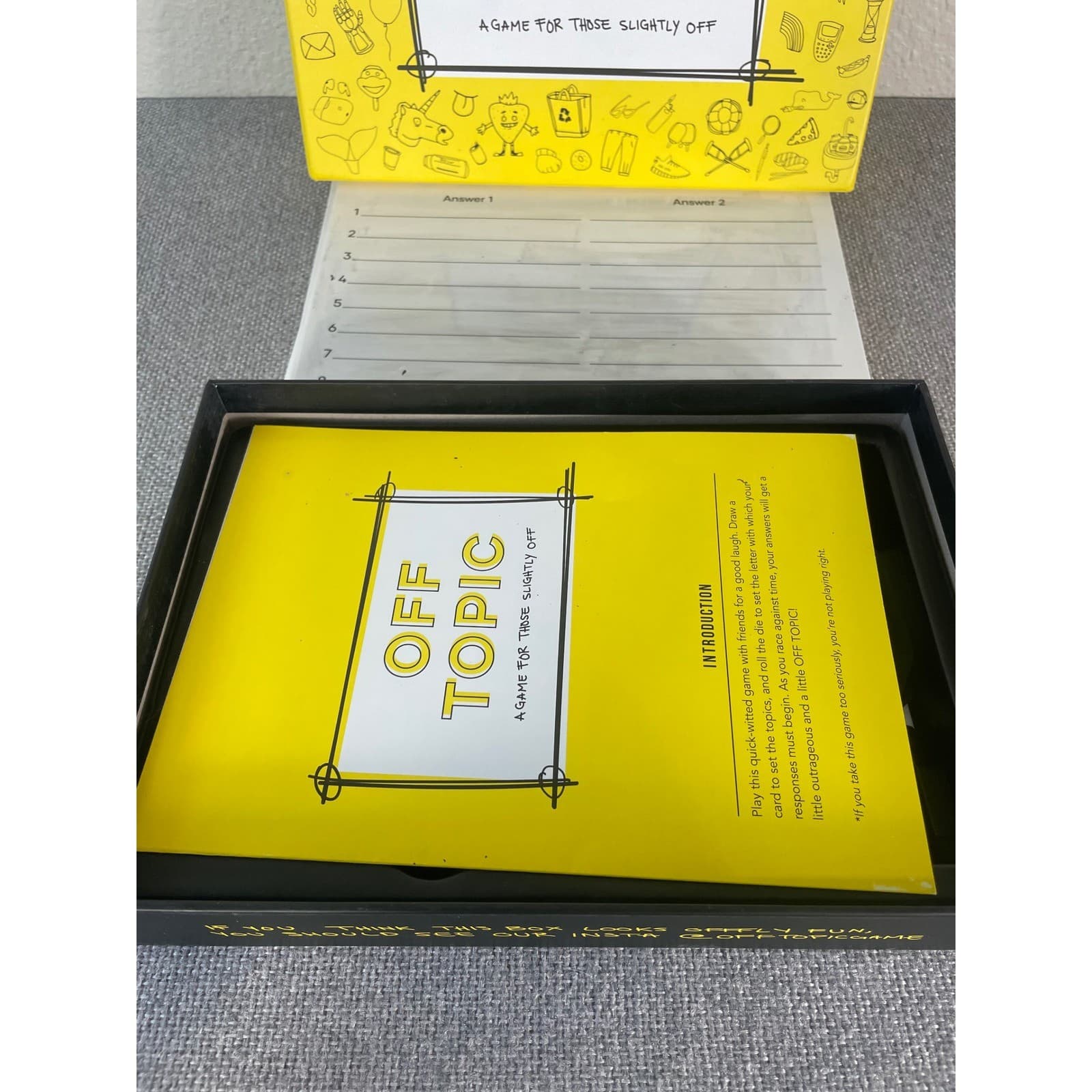 Off Topic Adult Party Game Off Topic Games Fun Group Board Game Ages 17+ - Thumbnail 9