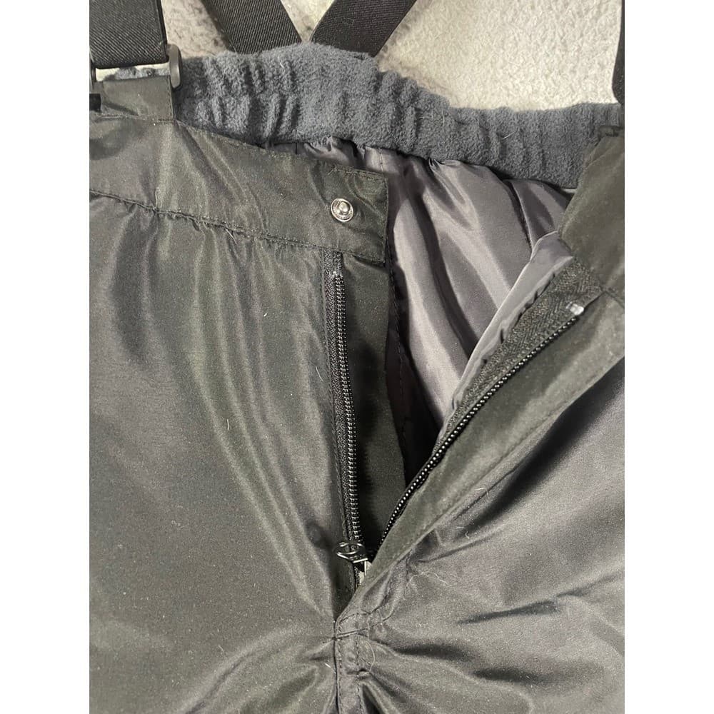 Iceburg Outerwear Youth Snow Pants Ski Bibs Size M 7 8 Black Insulated Lined - Thumbnail 12