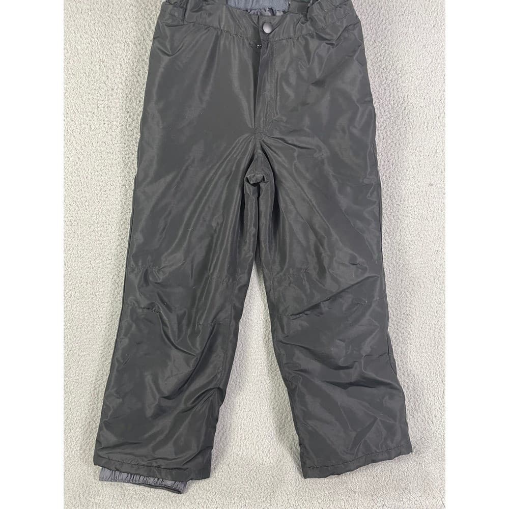 Iceburg Outerwear Youth Snow Pants Ski Bibs Size M 7 8 Black Insulated Lined - Thumbnail 9