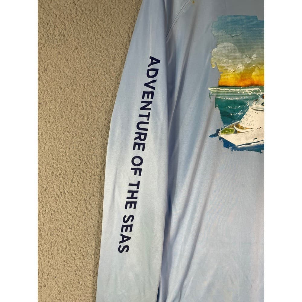 Royal Caribbean Adventure of the Seas Performance Shirt Men XL UPF 50 - Thumbnail 8