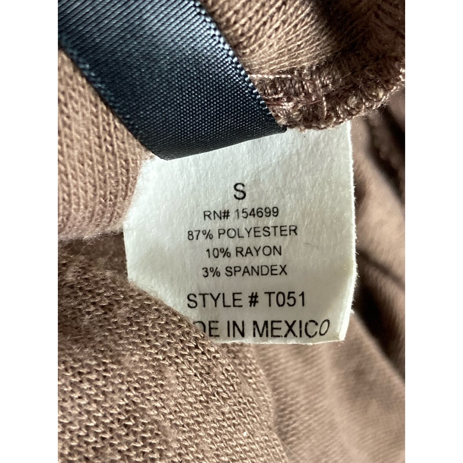 Rags & Couture Women's Long Sleeve Beige Coatigan Size S Draped Front Cardigan - Thumbnail 8