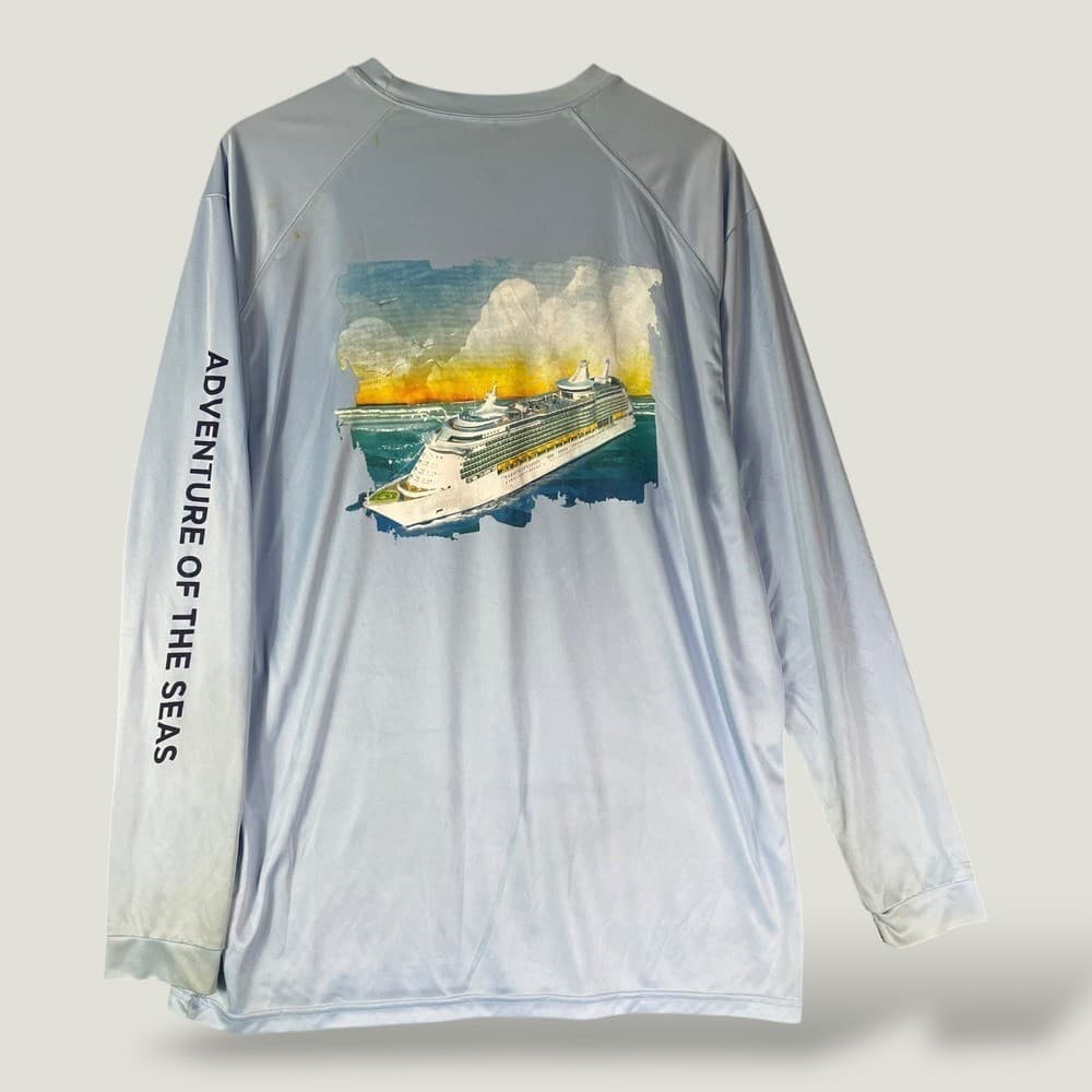 Royal Caribbean Adventure of the Seas Performance Shirt Men XL UPF 50 - Thumbnail 2