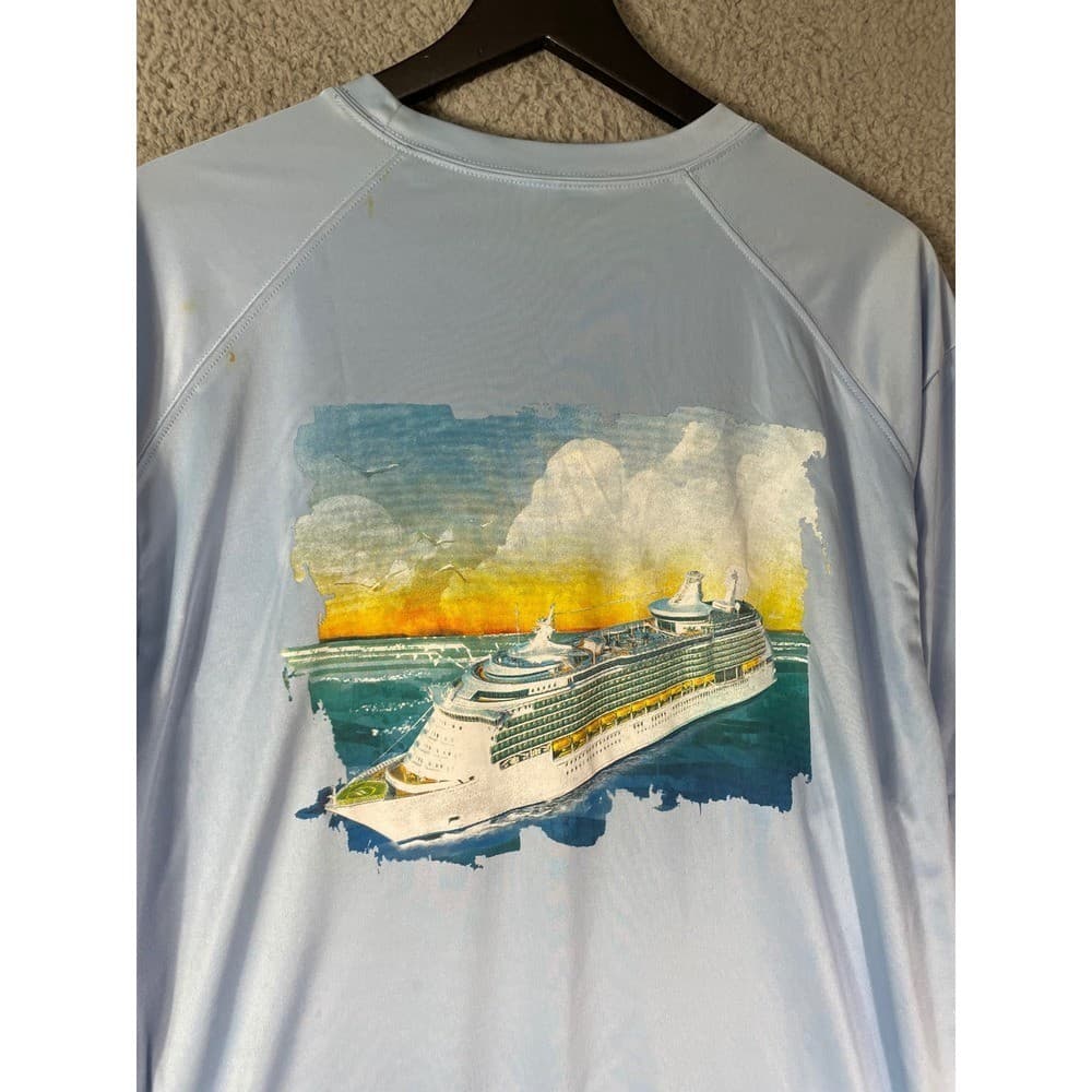 Royal Caribbean Adventure of the Seas Performance Shirt Men XL UPF 50 - Thumbnail 9