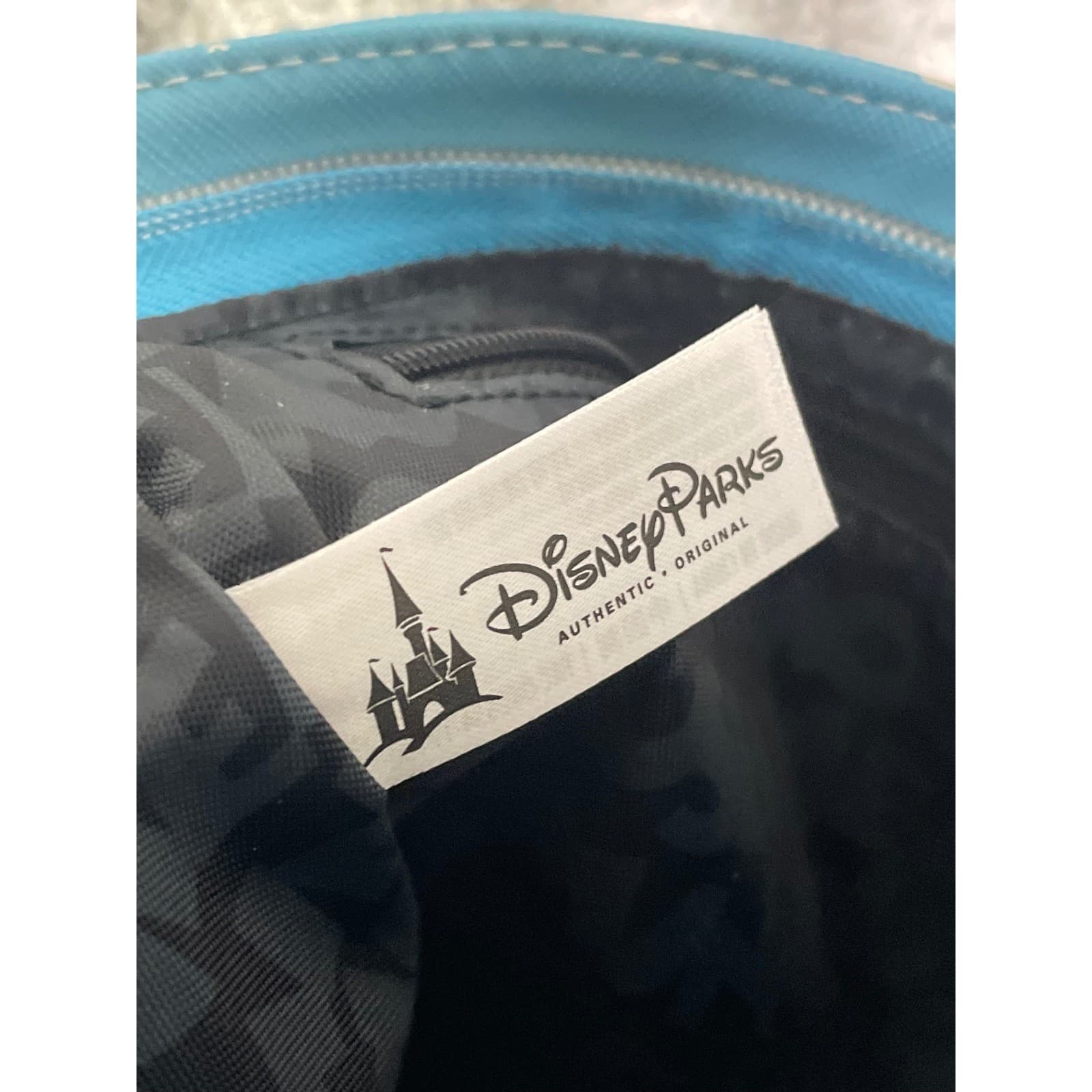 Disney Parks Minnie Mouse Crossbody Bag Blue Polka Dot Walt Disney World Purse - Thumbnail 3