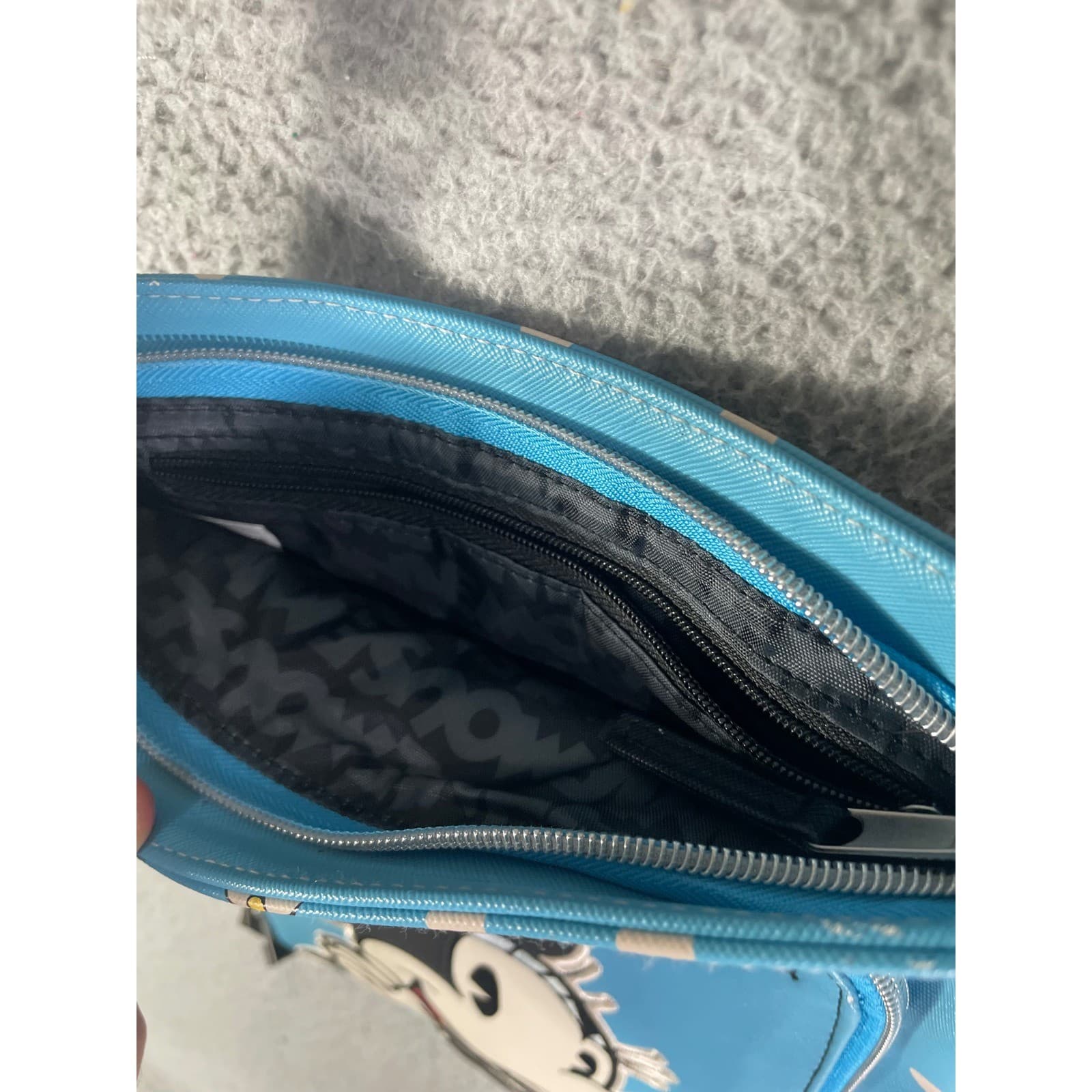 Disney Parks Minnie Mouse Crossbody Bag Blue Polka Dot Walt Disney World Purse - Thumbnail 7