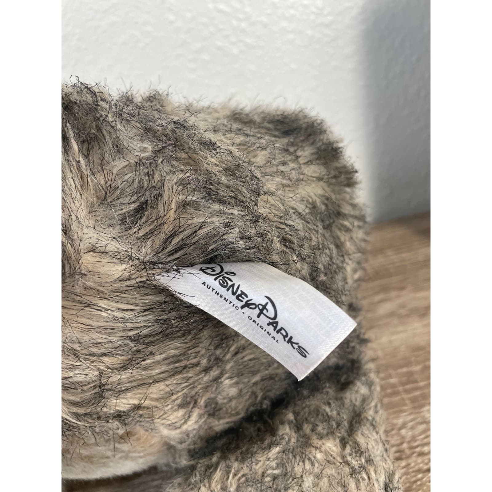 Baloo Jungle Book Plush Disney Parks Bear Realistic Brown Gray 11” Stuffed Toy - Thumbnail 3
