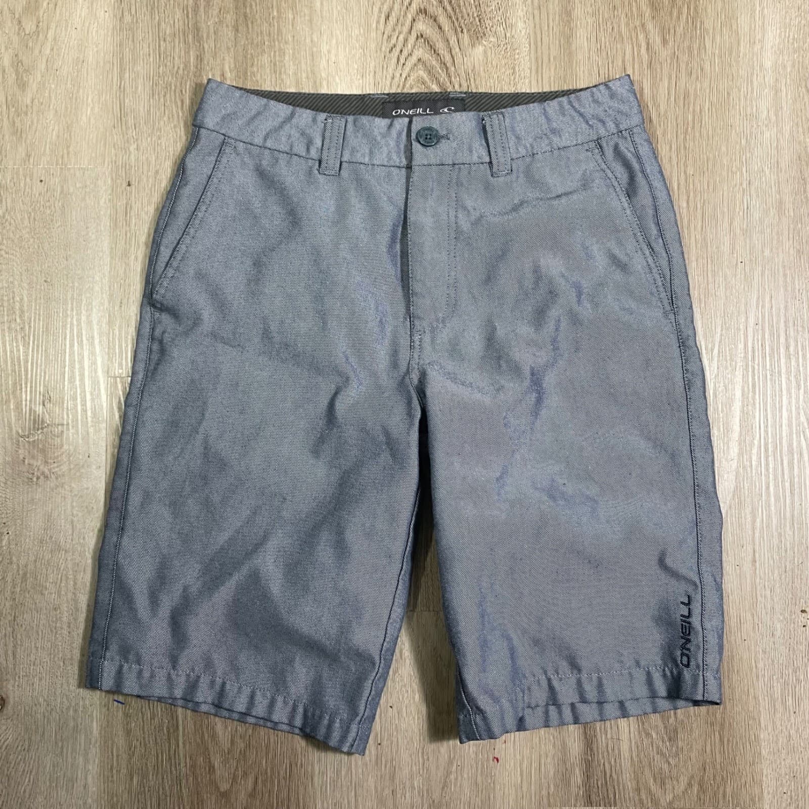 ONeill Mens Gray Casual Shorts Size 29 Flat Front Walk Golf Summer Beach - Thumbnail 2