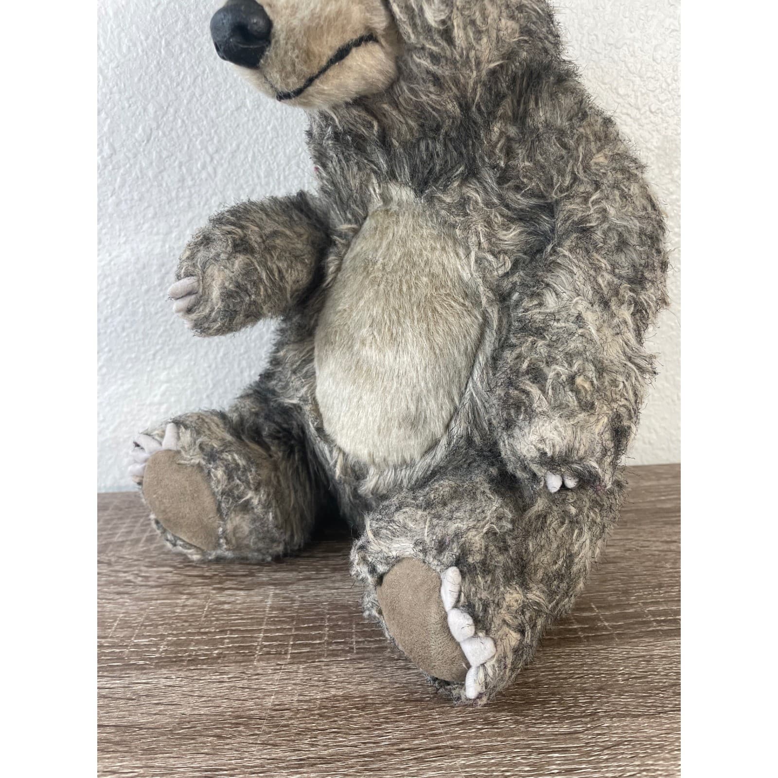 Baloo Jungle Book Plush Disney Parks Bear Realistic Brown Gray 11” Stuffed Toy - Thumbnail 7