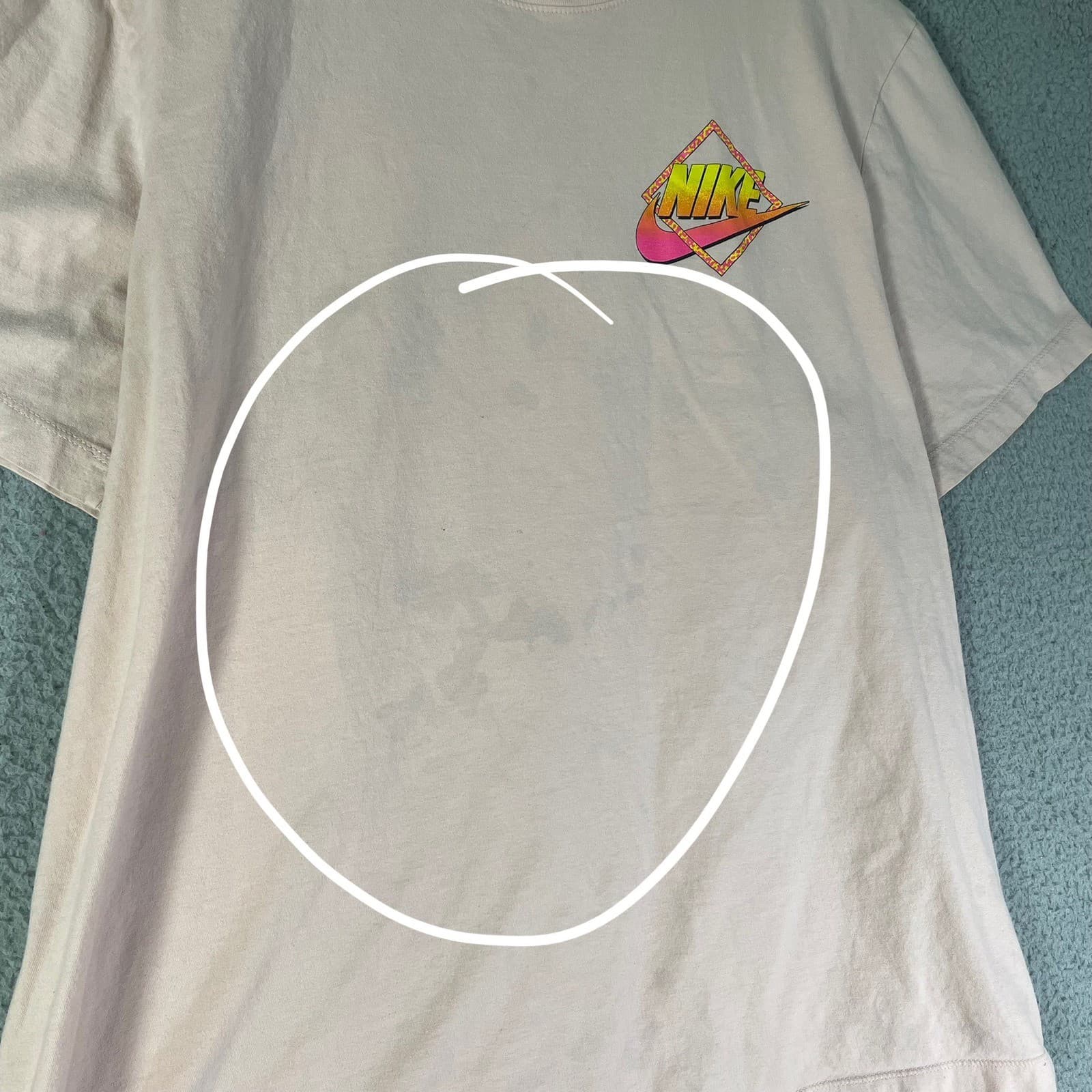 Nike Tee Mens Large Just Do It Roller Skate Lizard Graphic T Shirt - Thumbnail 7