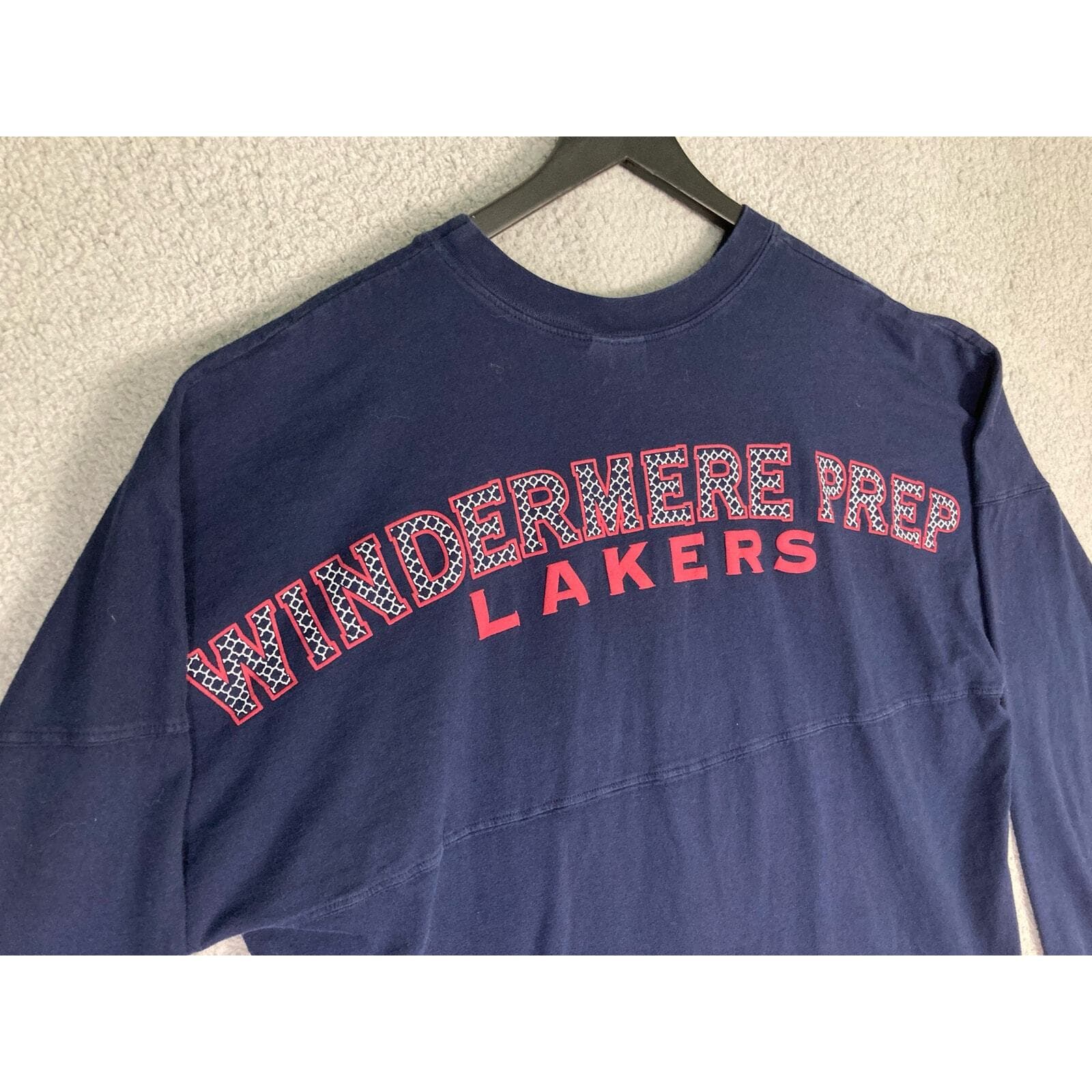 Windermere Prep Lakers Blue Long Sleeve Shirt Unisex XL Oversized - Thumbnail 5