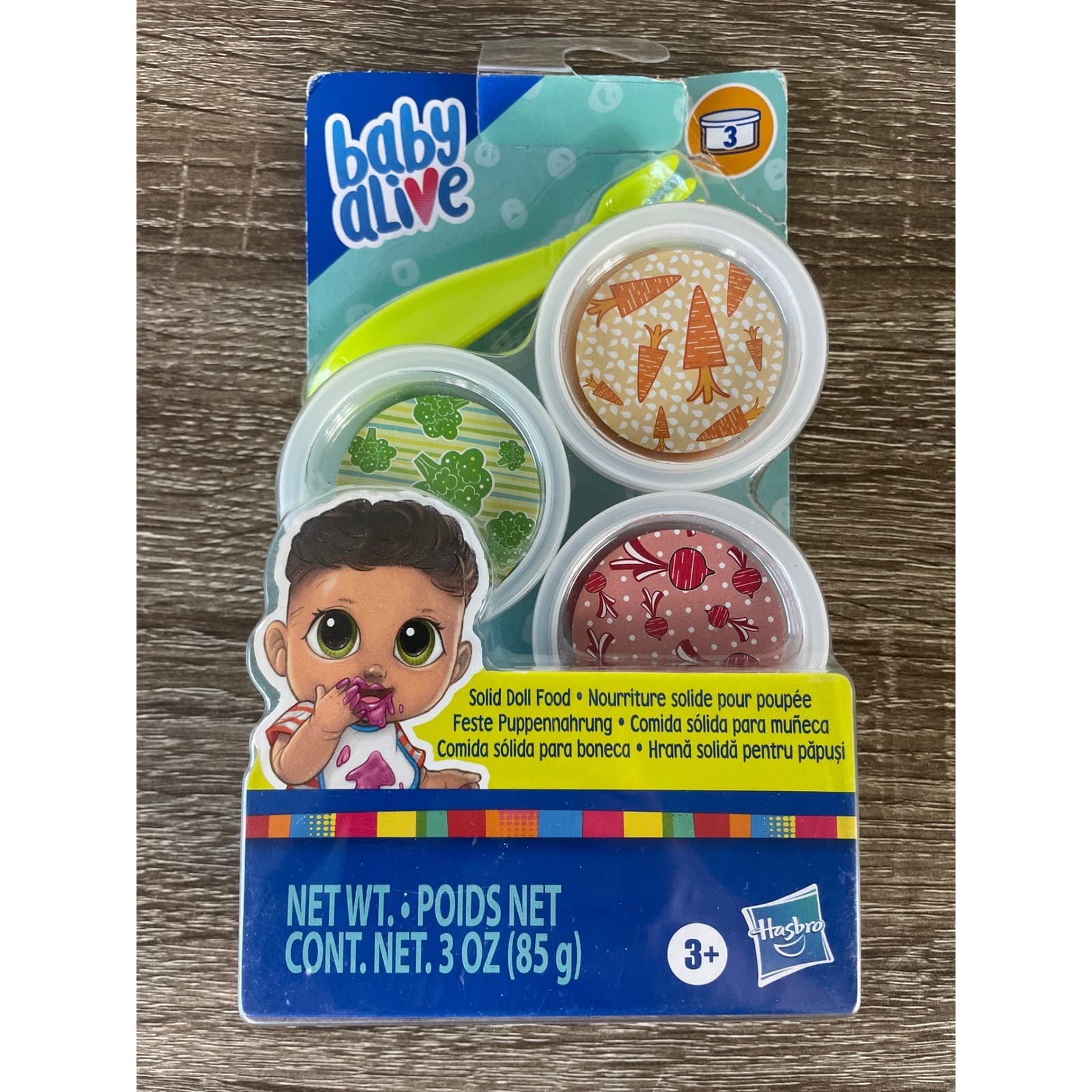 Hasbro Baby Alive Doll Food Refill Pack Solid Mix 3 Cups Sealed 3 Oz Accessory - Thumbnail 2