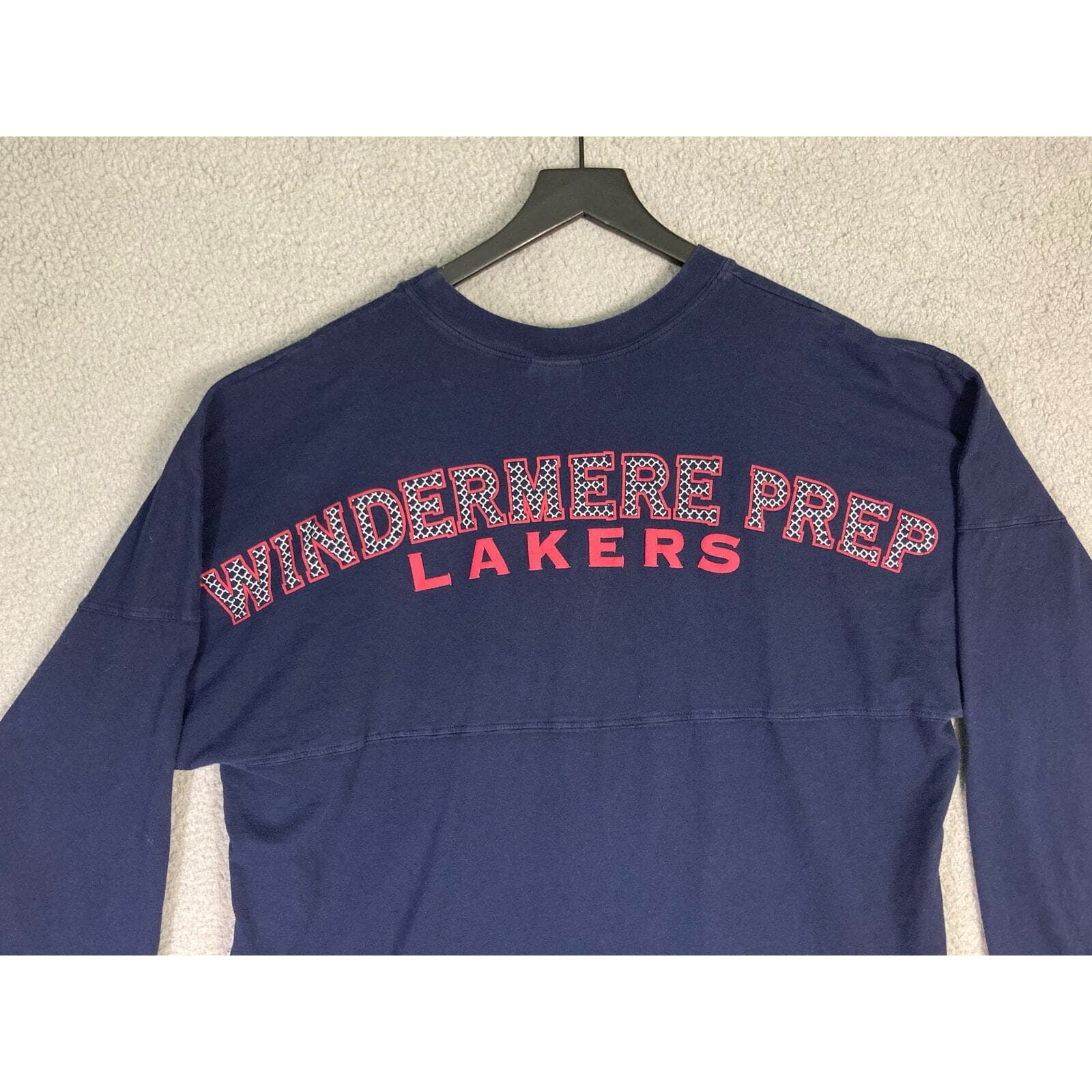 Windermere Prep Lakers Blue Long Sleeve Shirt Unisex XL Oversized - Thumbnail 4