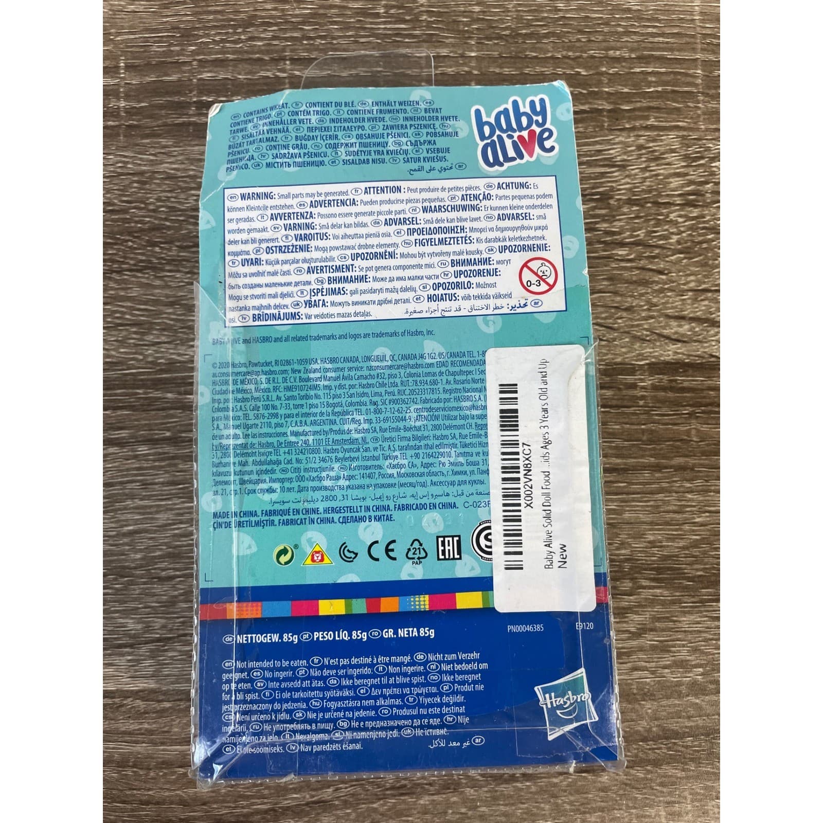 Hasbro Baby Alive Doll Food Refill Pack Solid Mix 3 Cups Sealed 3 Oz Accessory - Thumbnail 5