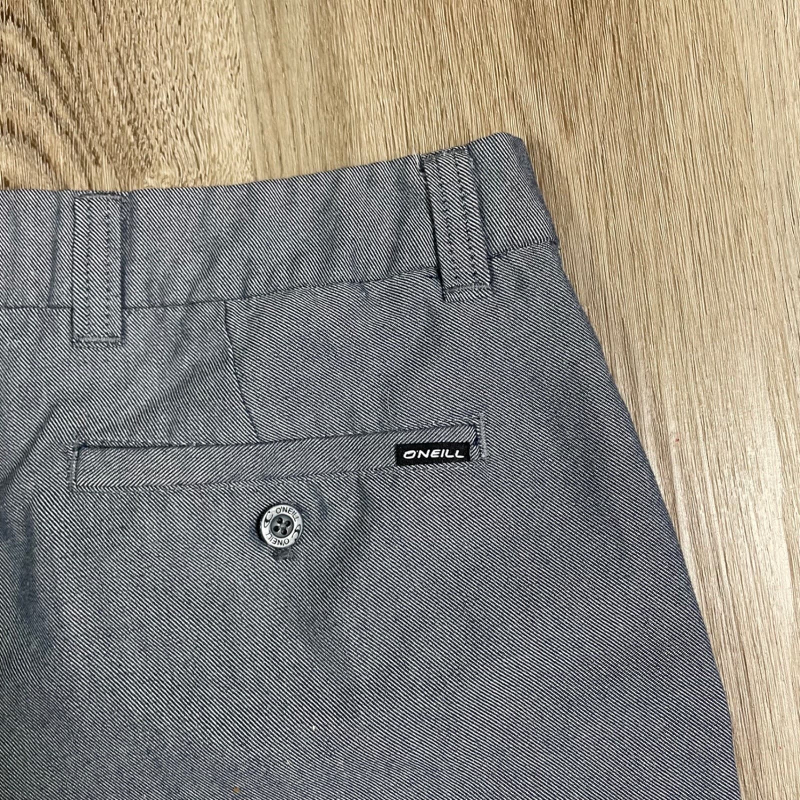 ONeill Mens Gray Casual Shorts Size 29 Flat Front Walk Golf Summer Beach - Thumbnail 7