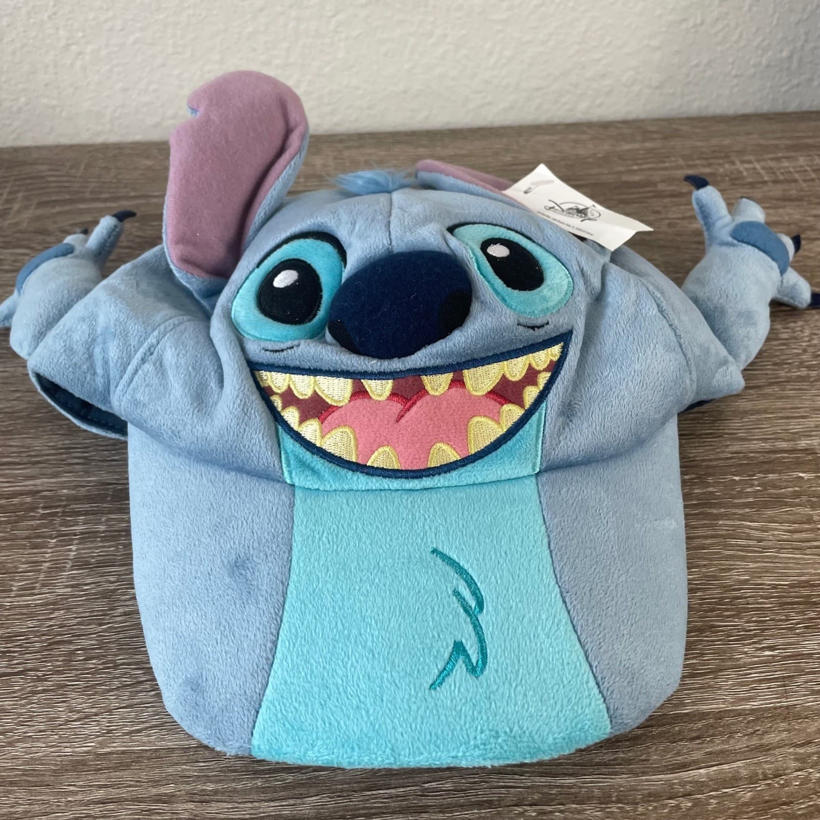 Disney Parks Stitch Plush Character Hat Adult Lilo & Stitch Blue Costume Hat - Thumbnail 12