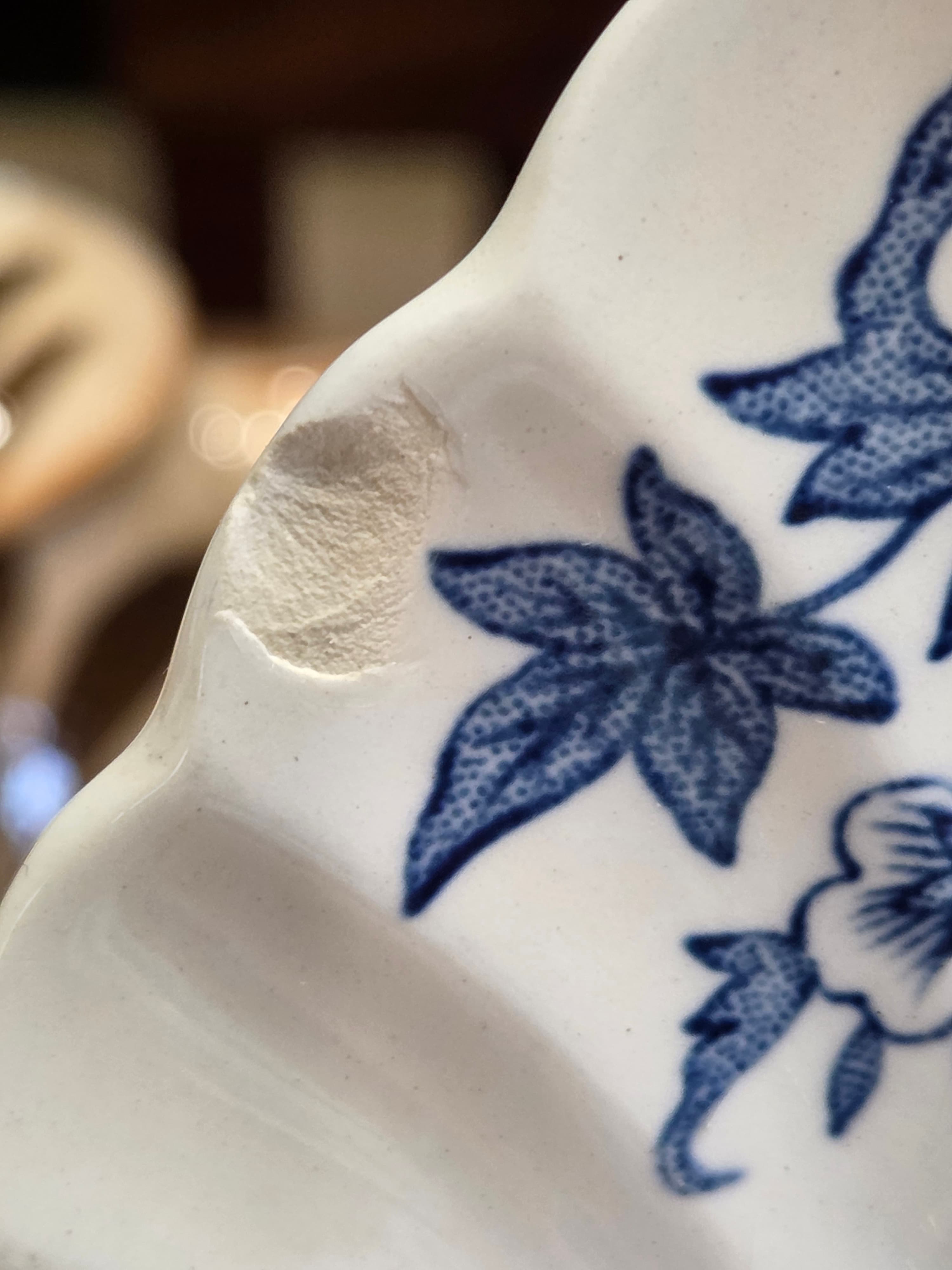 Vintage Blue White Delft Style Windmill Dinnerware 10 Piece Set - Thumbnail 11
