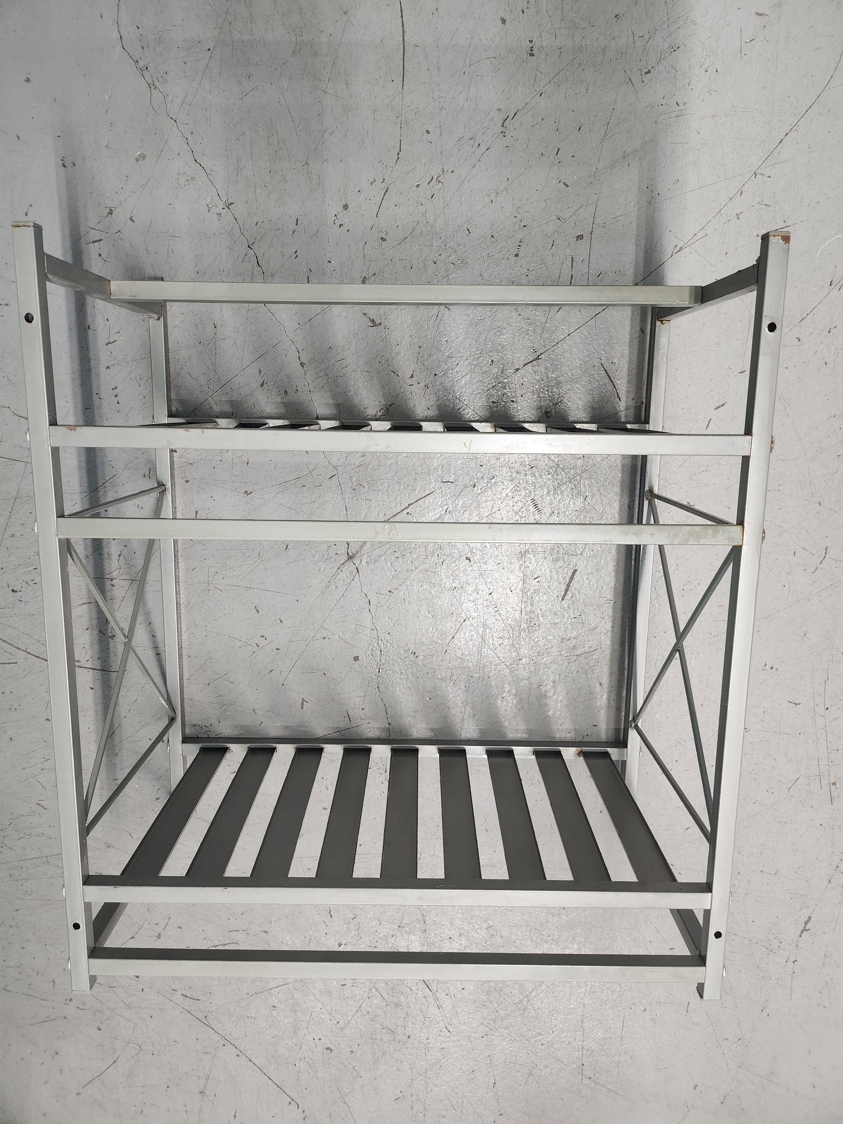 Metal Two-Tier Storage Shelf Unit - Thumbnail 2