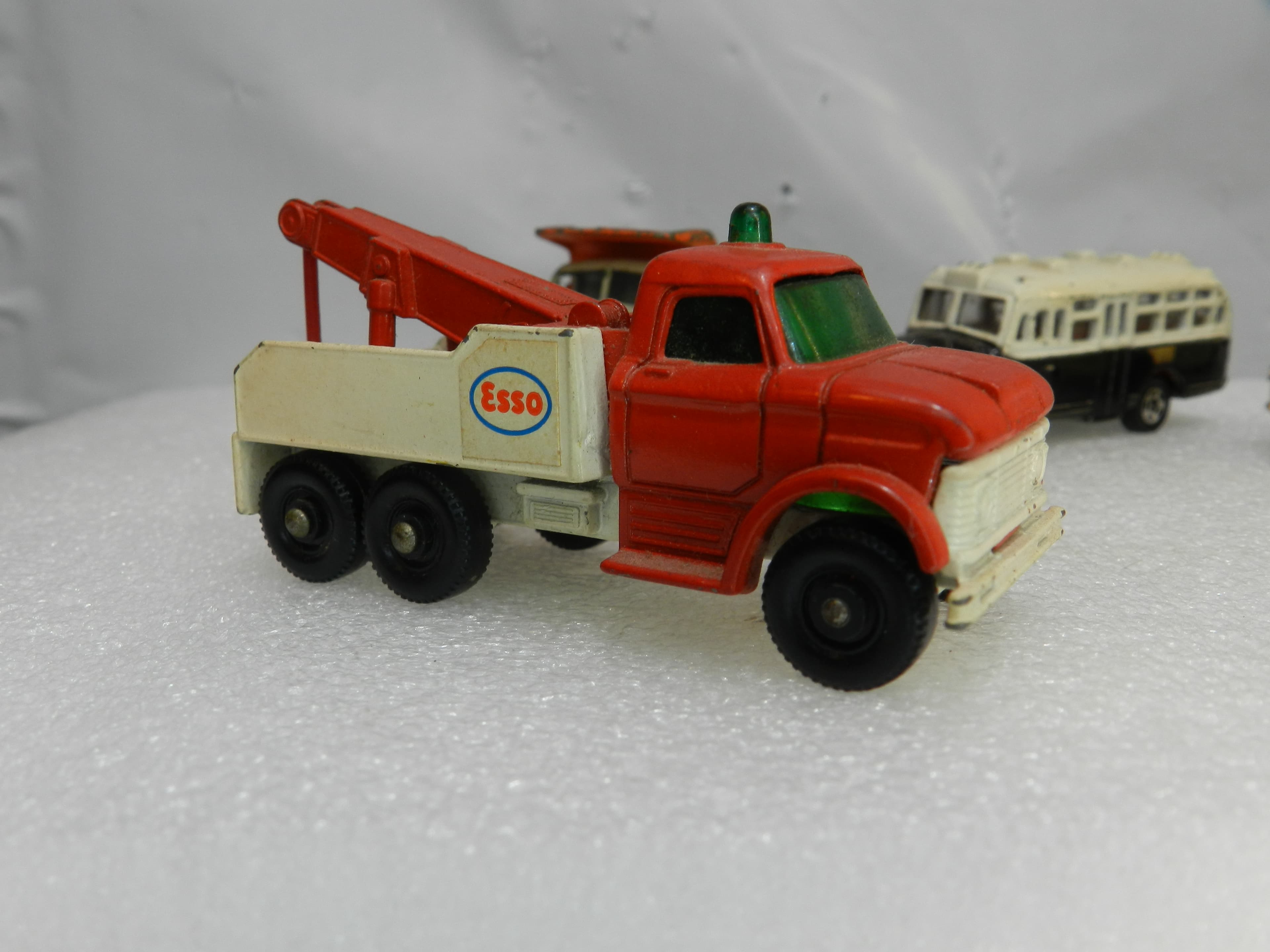 5 Vintage Matchbox Lesney Scammel Tomuca Truck Lomas Bus Ambulance Lot (O76S) - Thumbnail 8