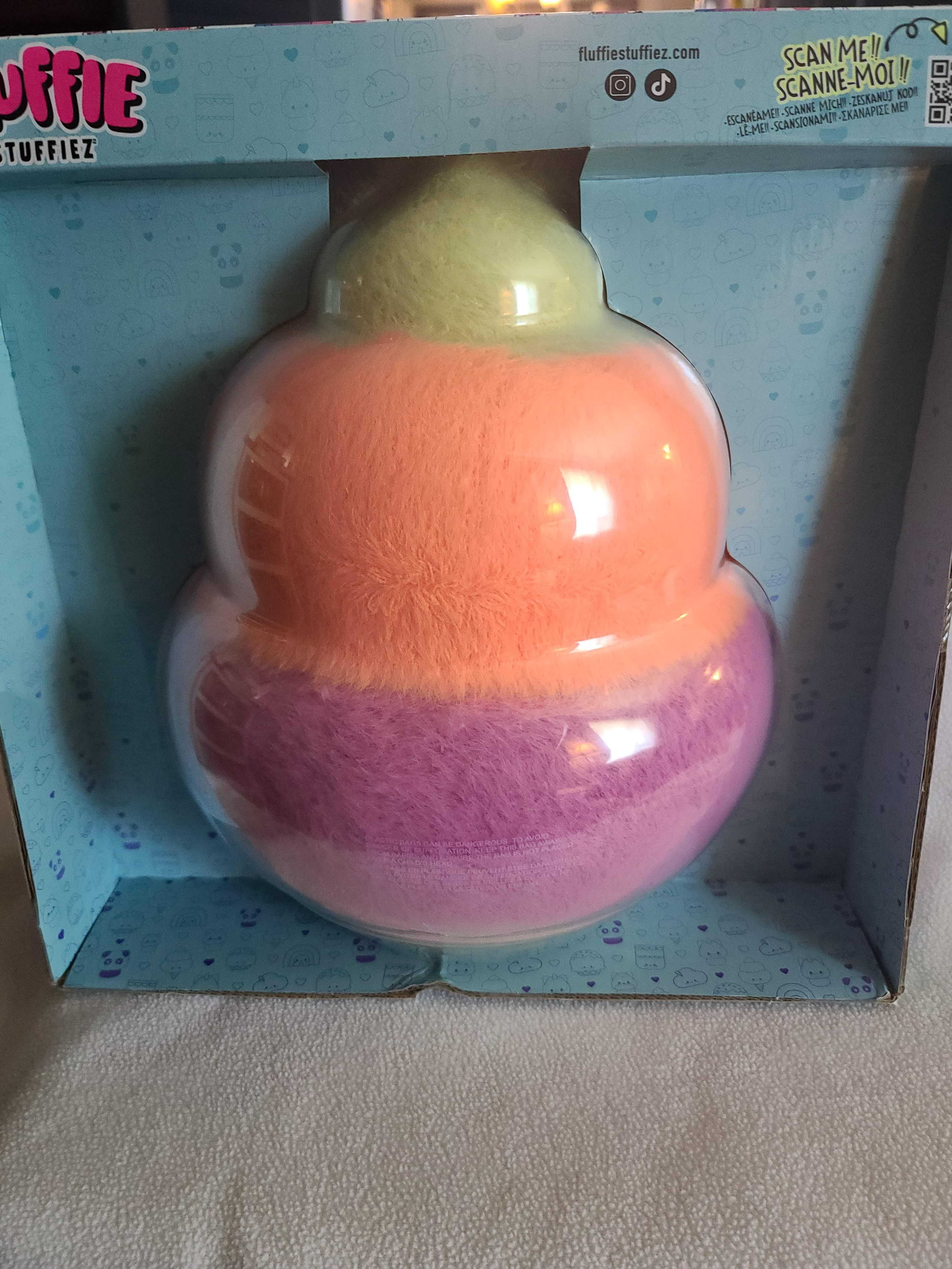 MGA Fluffie Stuffiez Large 11" Ice Cream Plush Surprise Reveal ASMR Toy New - Thumbnail 6