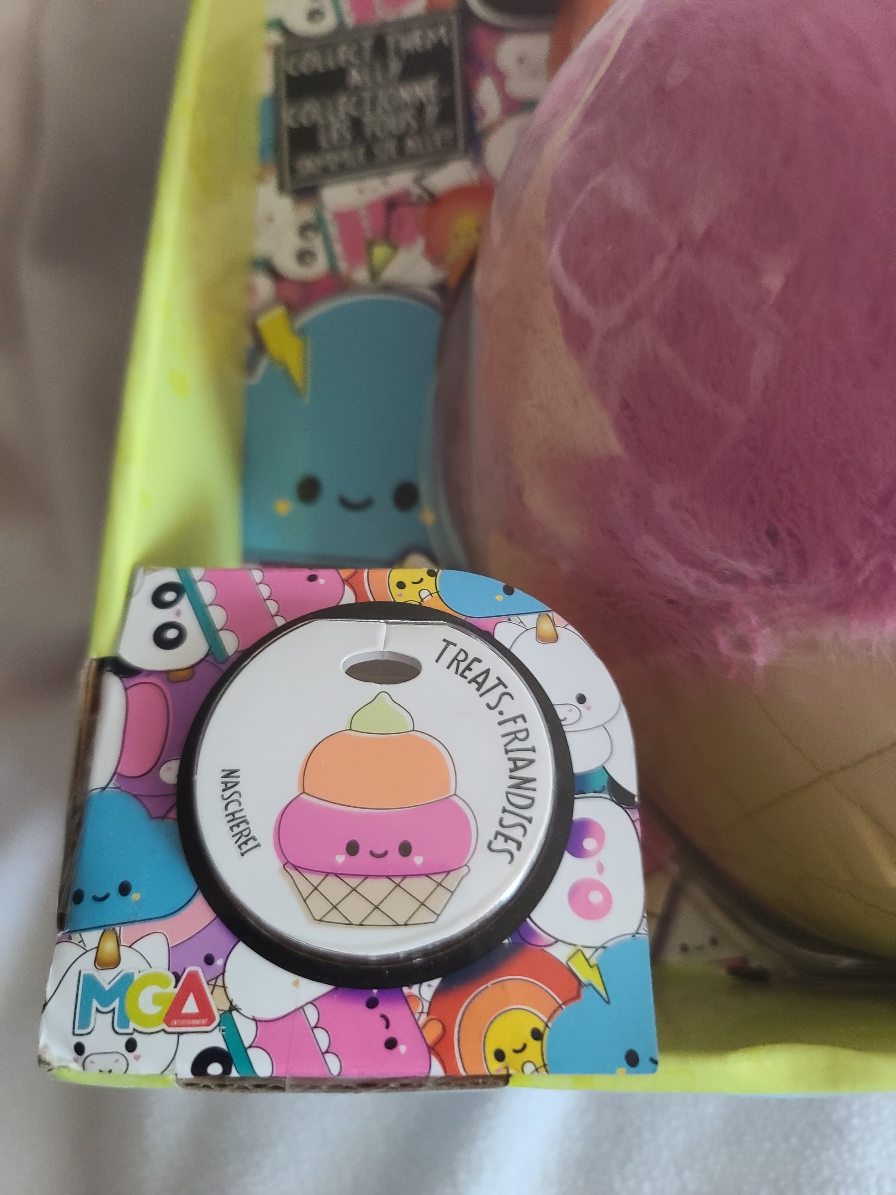 MGA Fluffie Stuffiez Large 11" Ice Cream Plush Surprise Reveal ASMR Toy New - Thumbnail 2