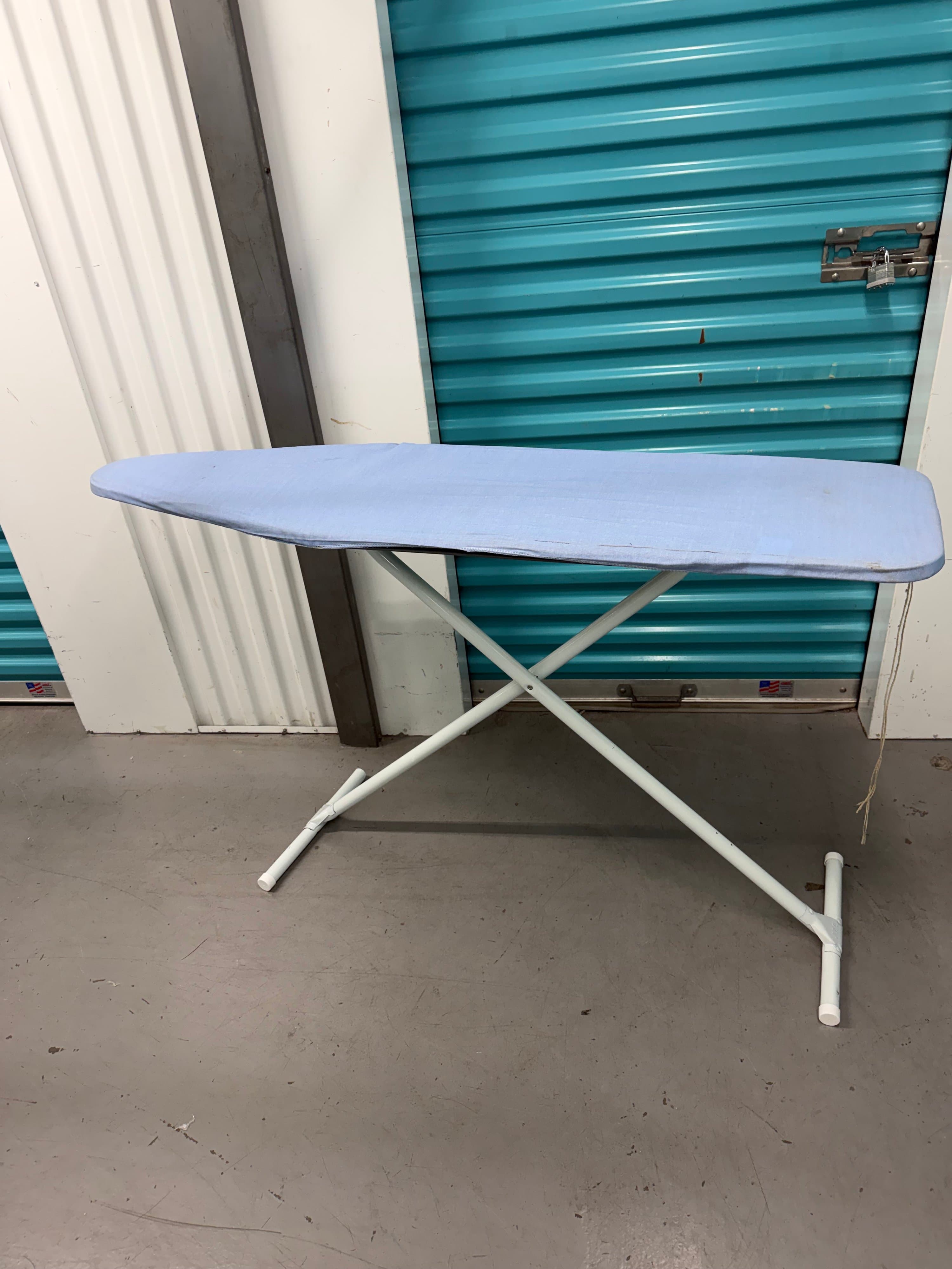 Adjustable Ironing Board with Blue Cover - Thumbnail 2