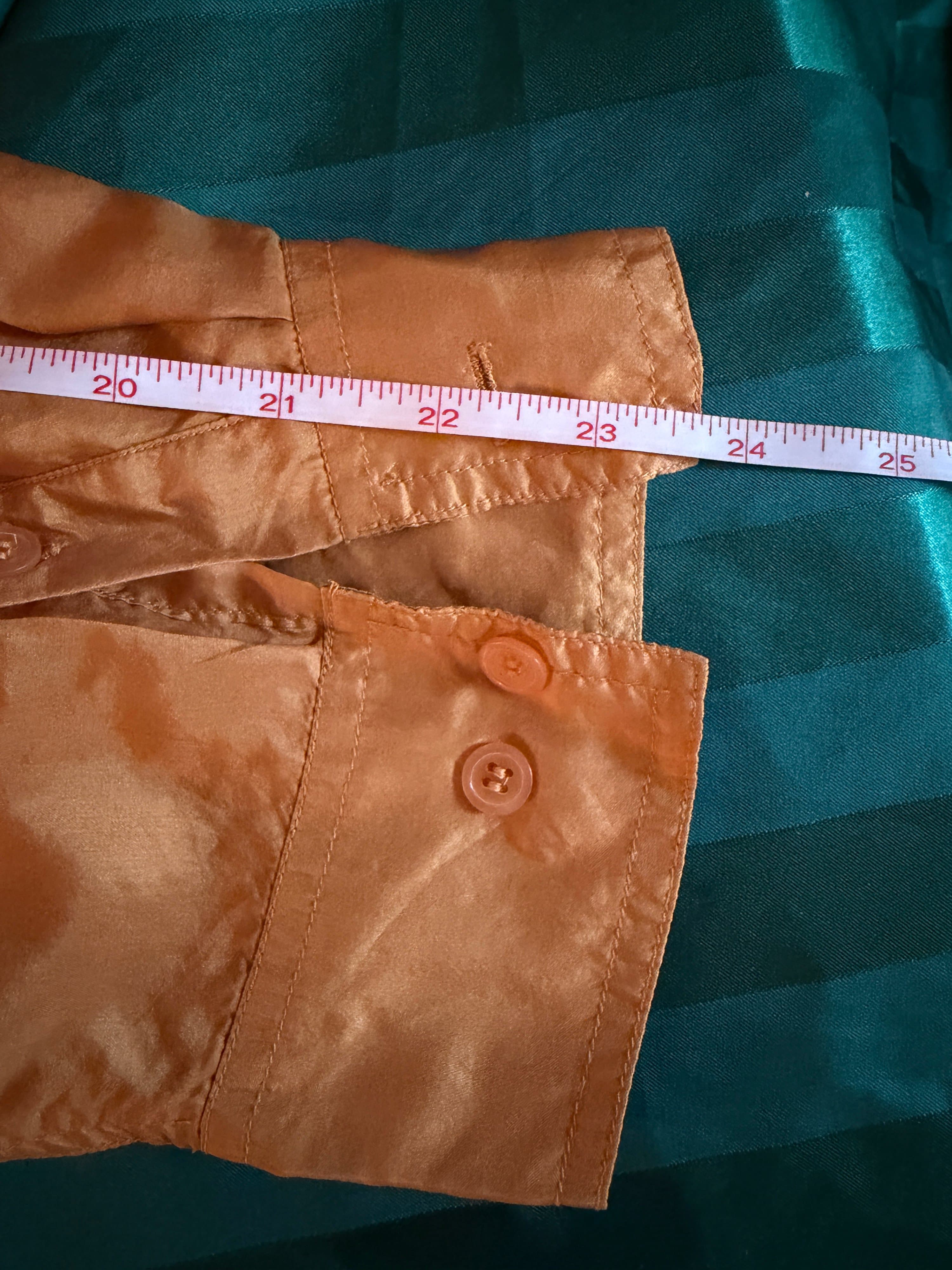 Vintage Tulliano 100% Silk Long Sleeve Shirt - Men's XXL - Thumbnail 7