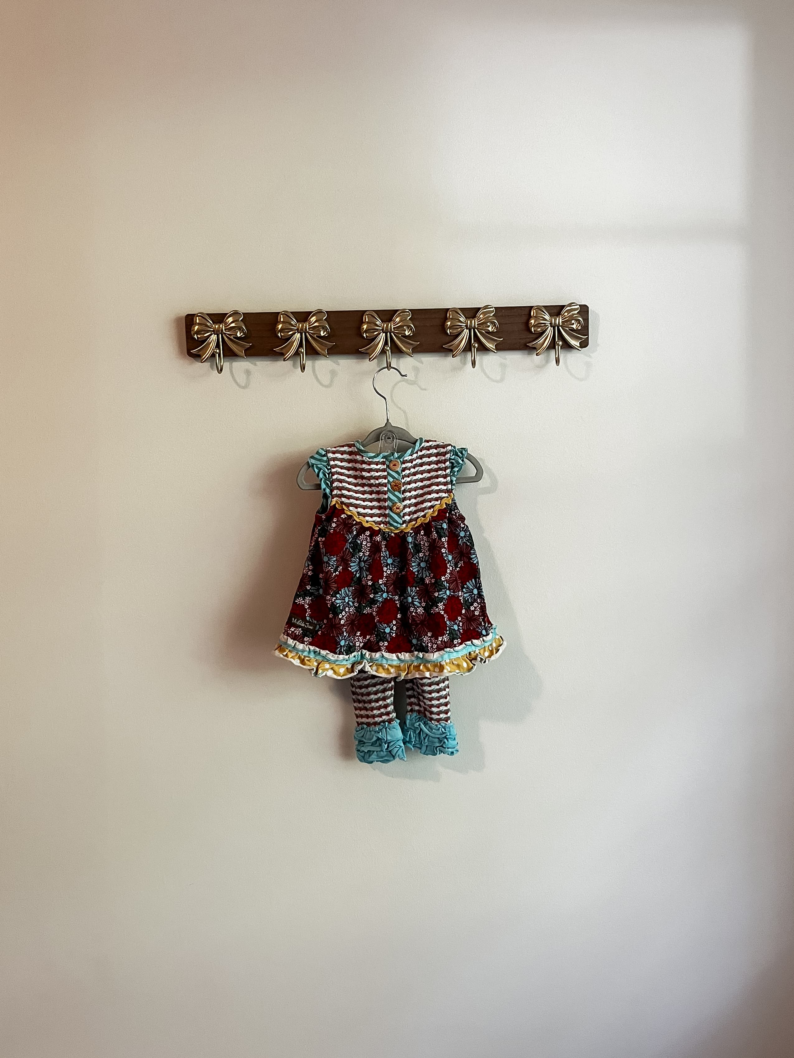 Matilda Jane size 18-24 months Girls Floral top with Striped Leggings Set - Thumbnail 2