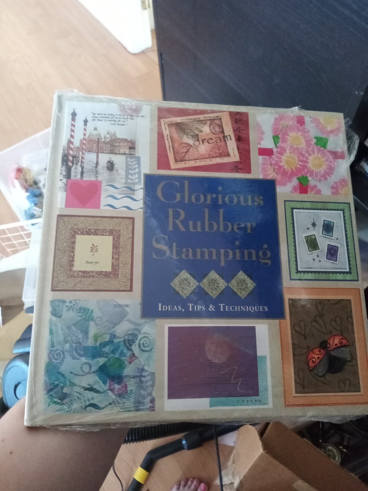 Glorious rubber stamping never used in plastic